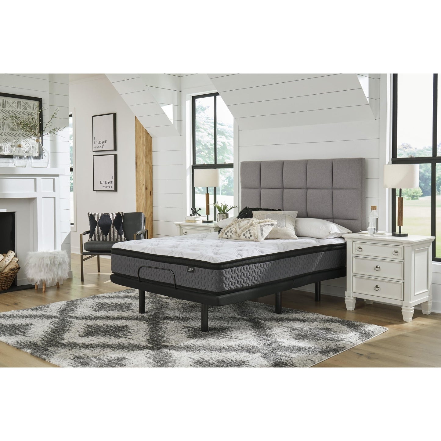 Sierra Sleep 12 Inch Pocketed Hybrid M59021 Full Mattress - American Furniture of Slidell