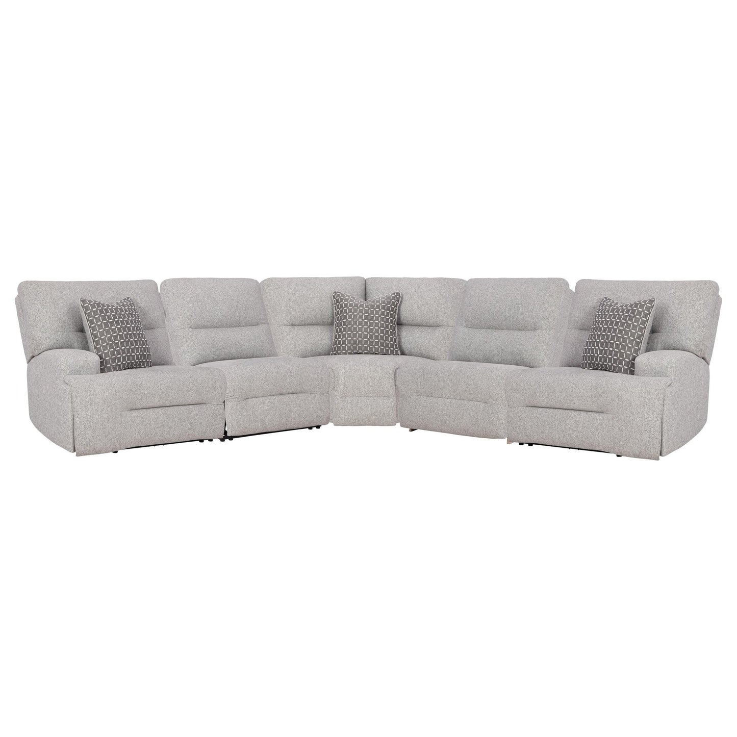 Signature Design by Ashley Acklen Place 93605S3 5 pc Power Reclining Sectional - American Furniture of Slidell
