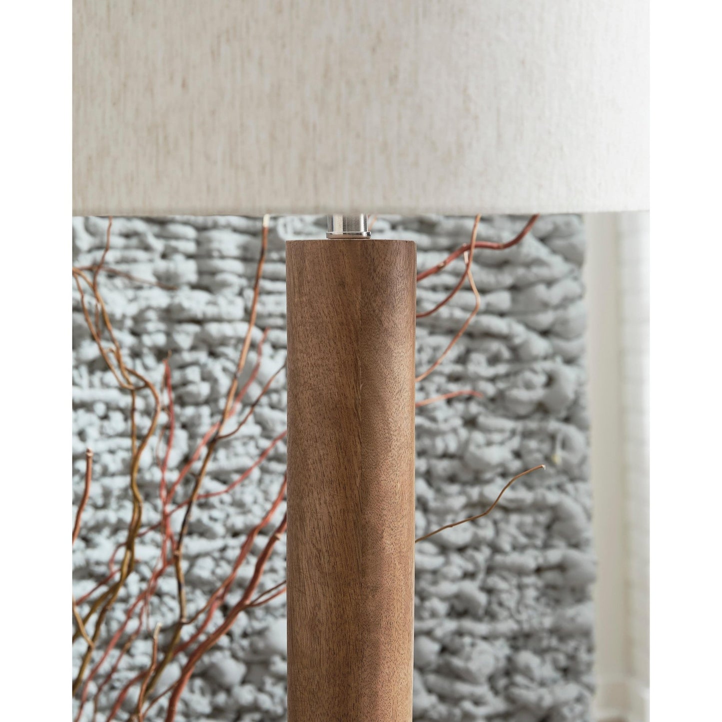 Signature Design by Ashley Ailsa L329111 Wood Floor Lamp - American Furniture of Slidell