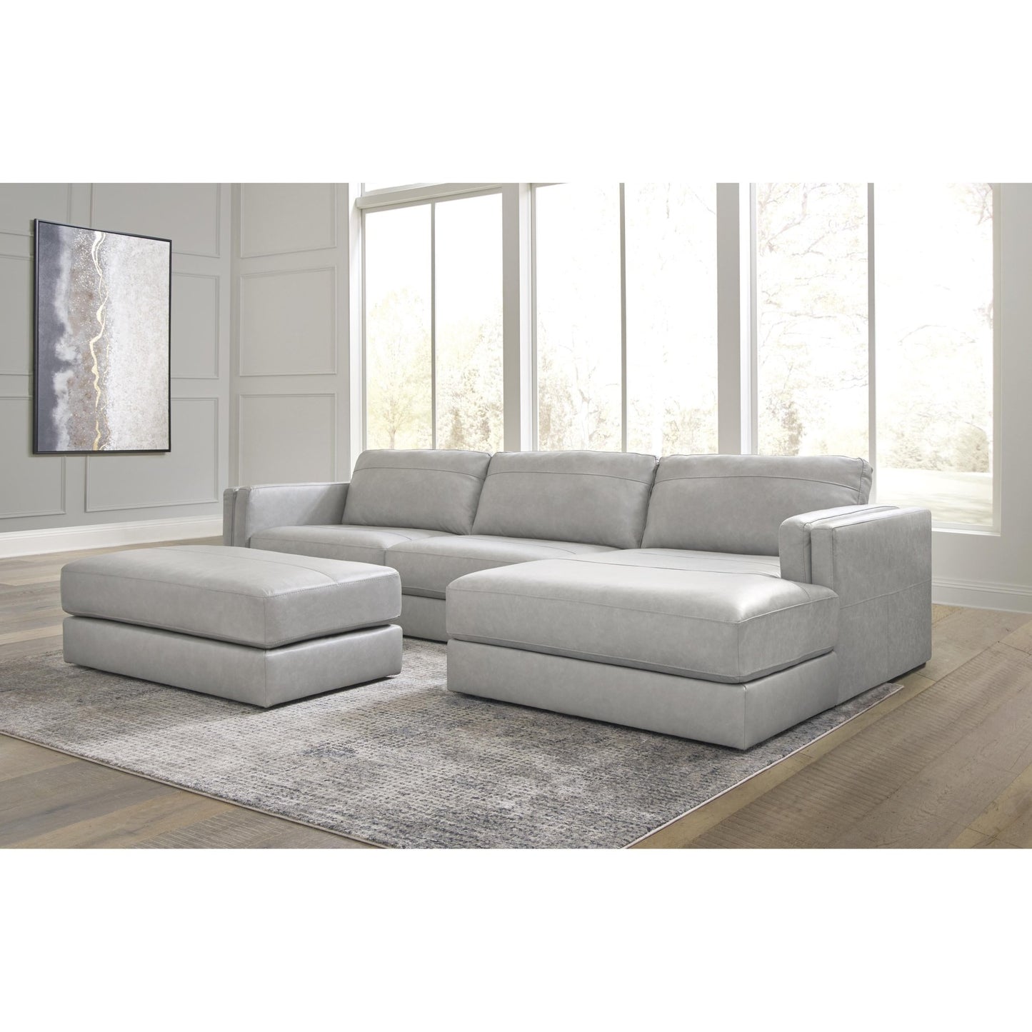 Signature Design by Ashley Amiata 5740408 Oversized Accent Ottoman - American Furniture of Slidell
