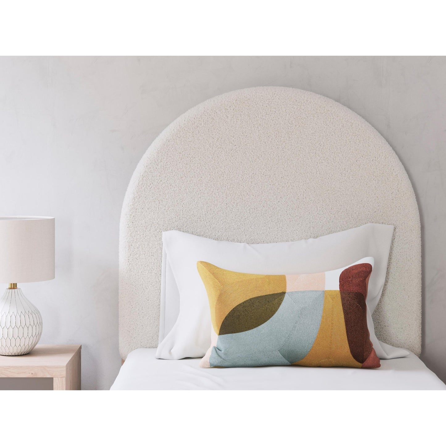 Signature Design by Ashley Arloster PCB1566 - 53 Twin Upholstered Panel Headboard - American Furniture of Slidell