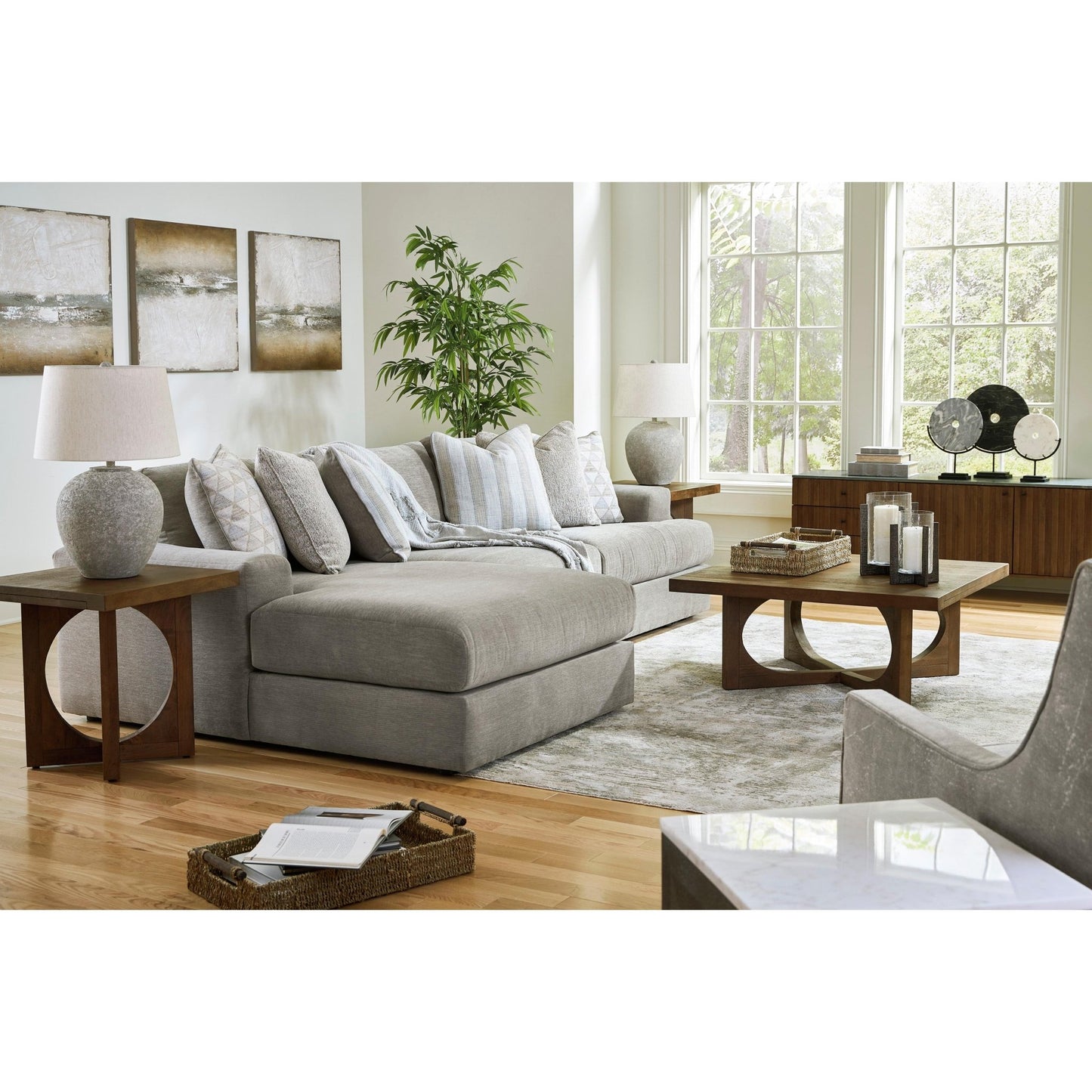 Signature Design by Ashley Avaliyah 58103S3 3 pc Sectional with Chaise - American Furniture of Slidell