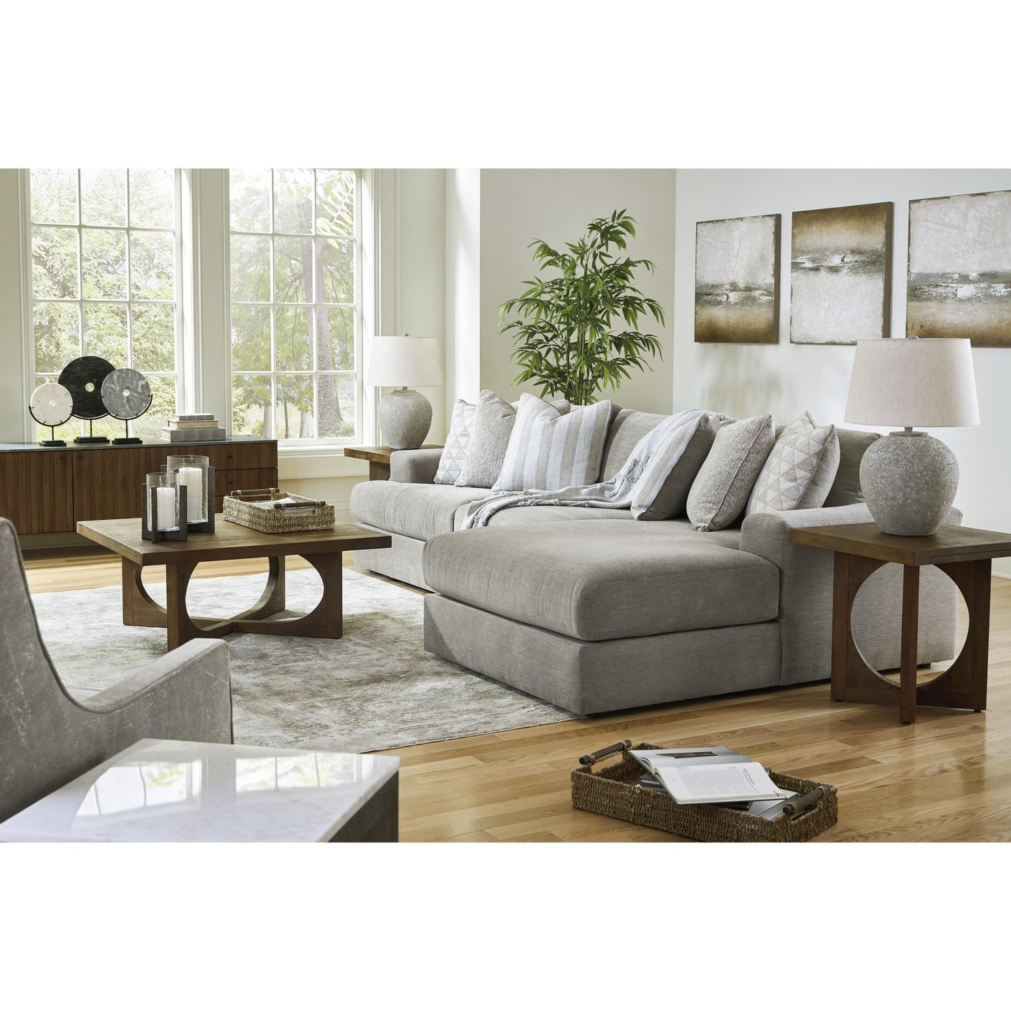Signature Design by Ashley Avaliyah 58103S4 3 pc Sectional with Chaise - American Furniture of Slidell