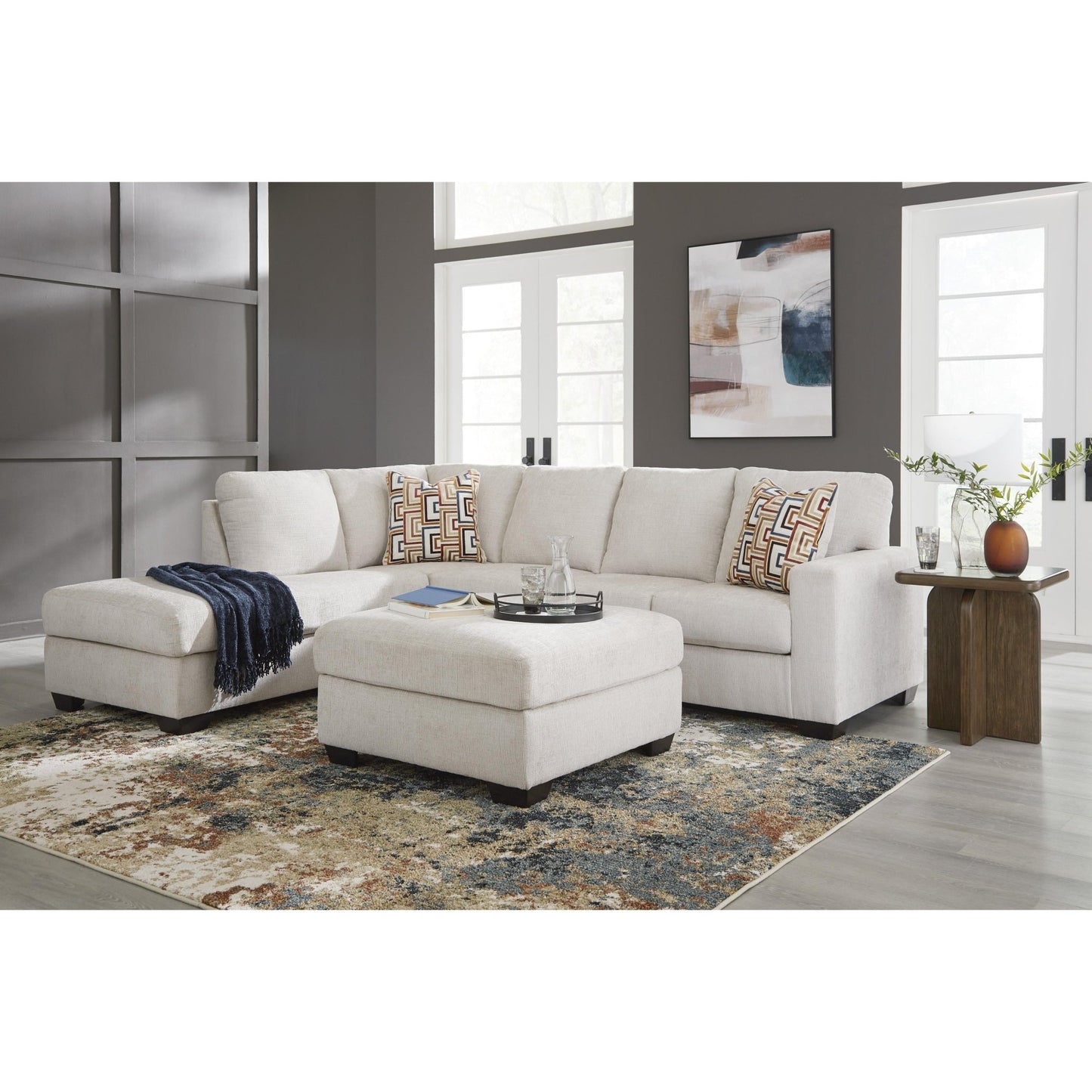 Signature Design by Ashley Aviemore 2430508 Oversized Accent Ottoman - American Furniture of Slidell