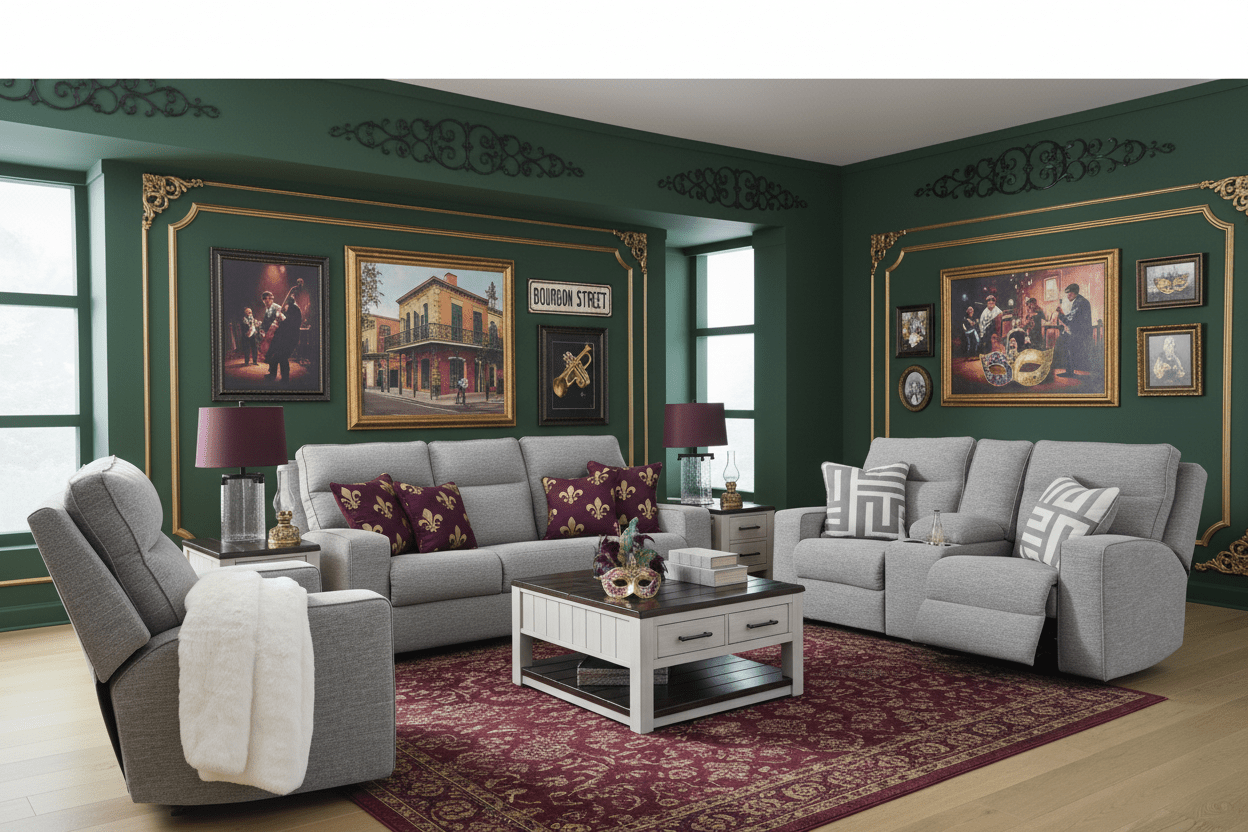 Signature Design by Ashley Biscoe 90503U2 3 pc Power Reclining Living Room Set - American Furniture of Slidell