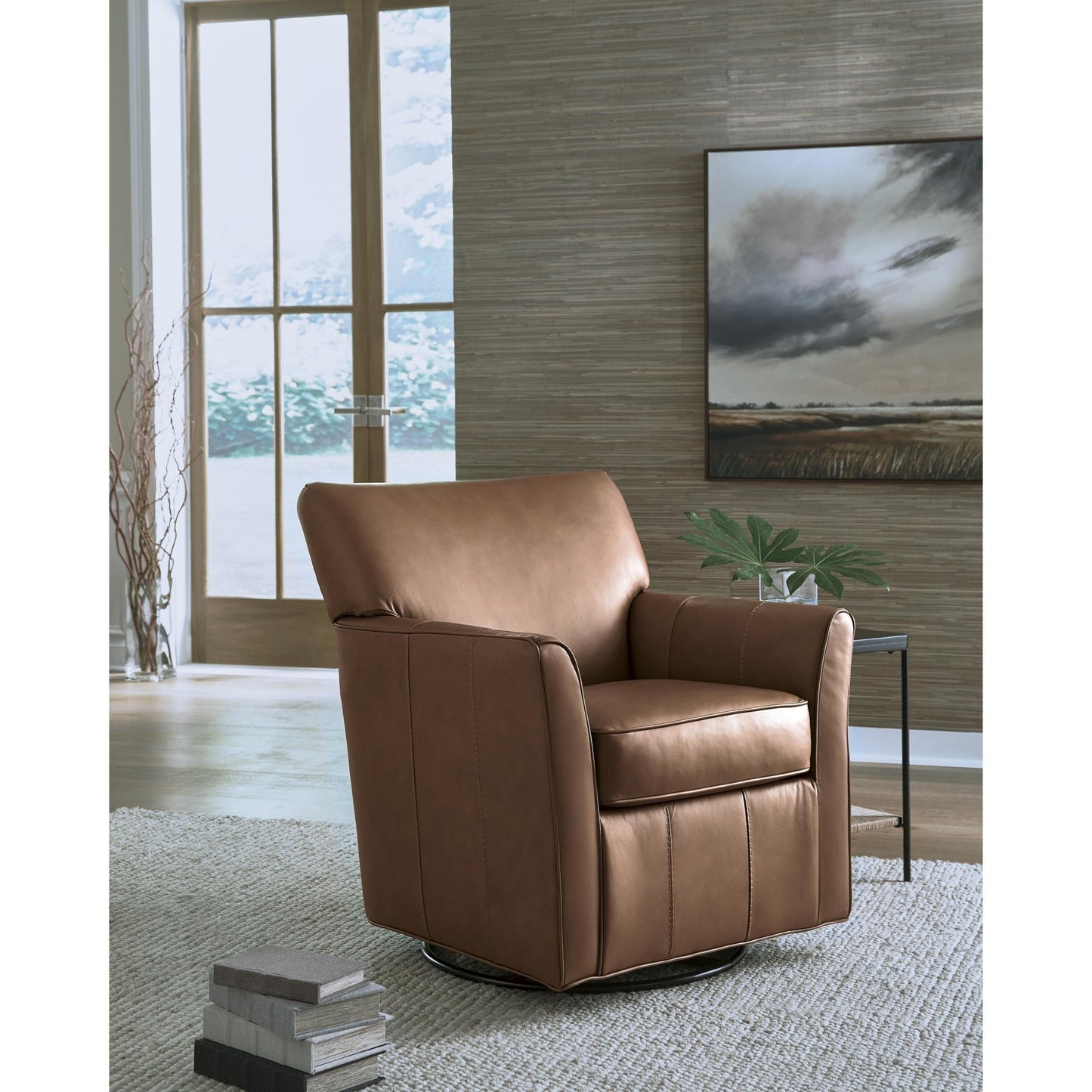 Signature Design by Ashley Braydunn Swivel Glider Accent Chair A3000821 - American Furniture of Slidell