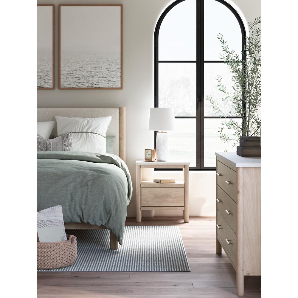Signature Design by Ashley Cadmori B2615B19 6 pc King Panel Bedroom Set - American Furniture of Slidell