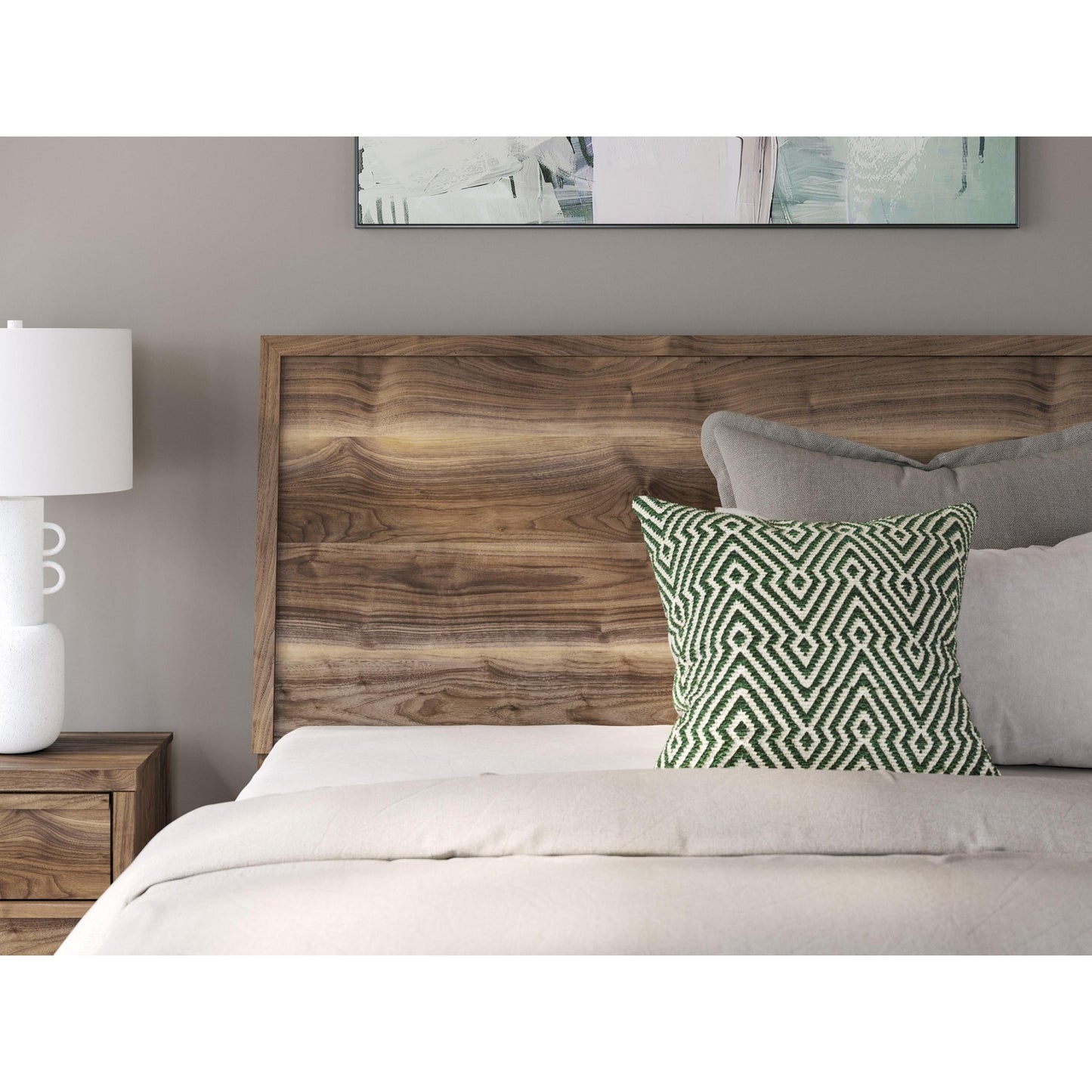 Signature Design by Ashley Chirason PCB3367 - 57 Queen Panel Headboard - American Furniture of Slidell