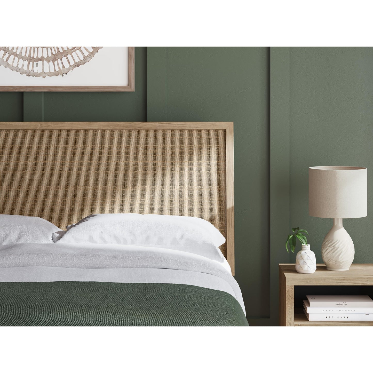 Signature Design by Ashley Cielden B1199 - 57 Queen Panel Headboard - American Furniture of Slidell