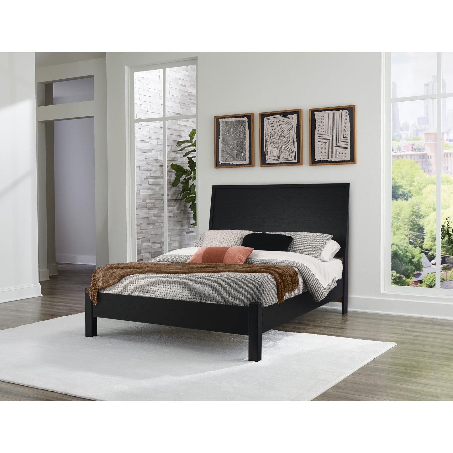 Signature Design by Ashley Danziar B1013B5 Queen Panel Bed - American Furniture of Slidell