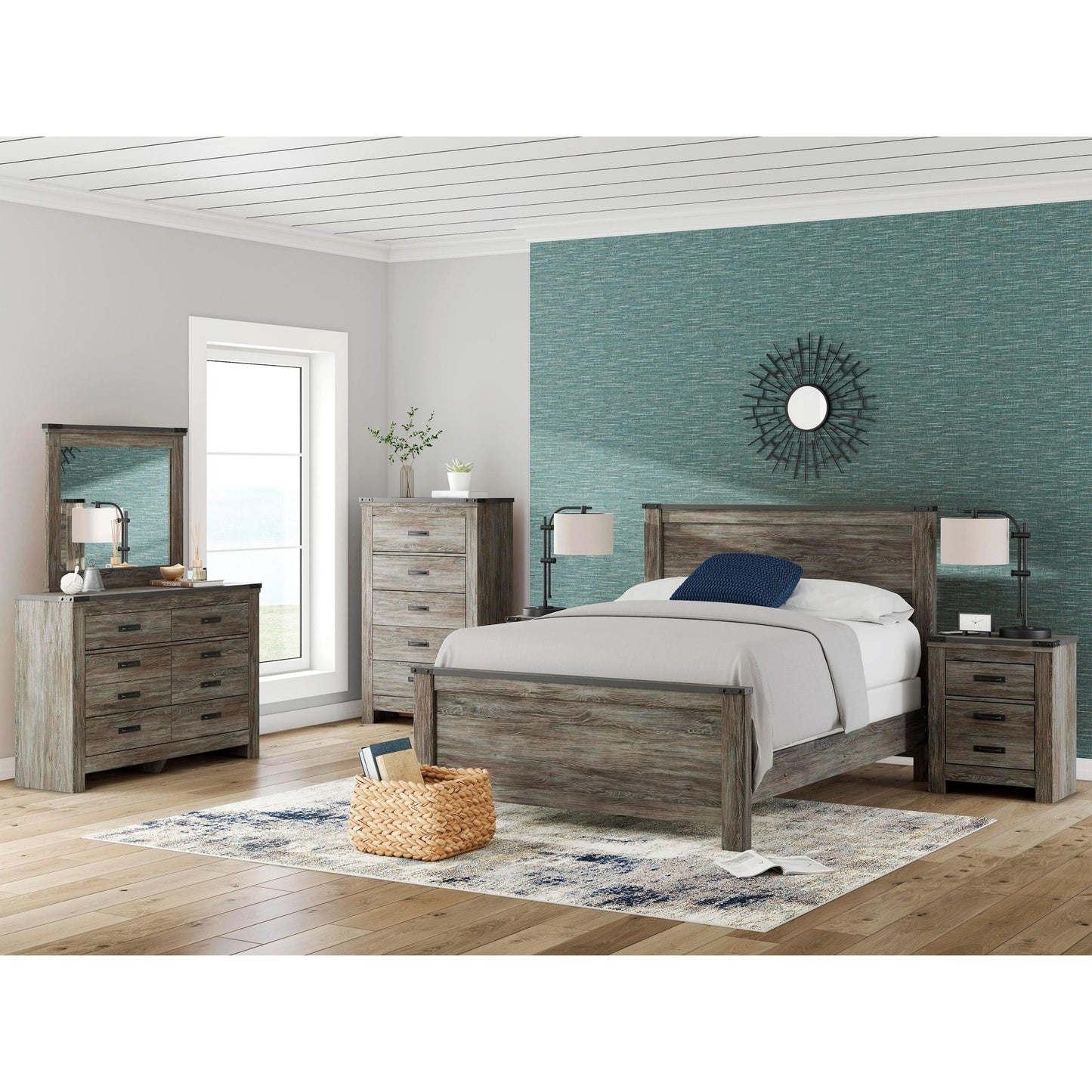 Signature Design by Ashley Frandern B4480 - 26 Bedroom Mirror - American Furniture of Slidell