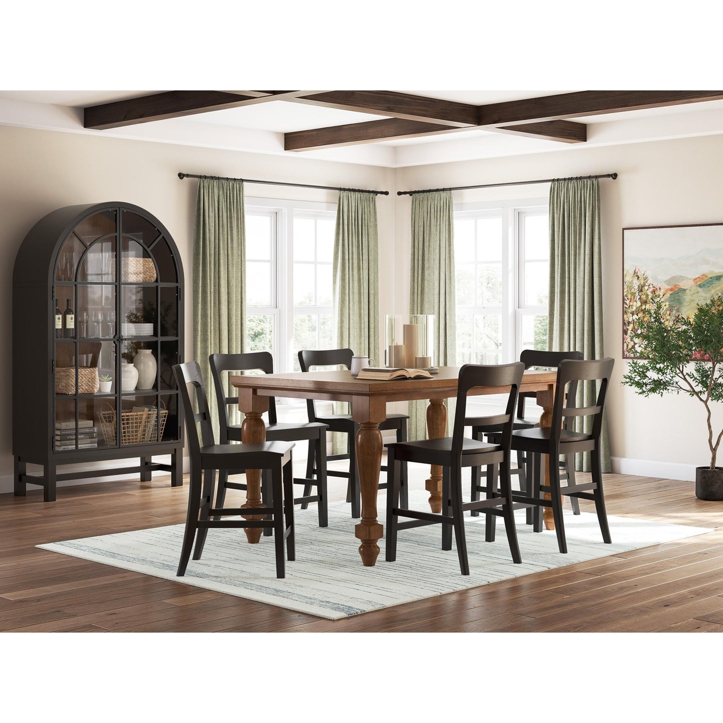 Signature Design by Ashley Greddinton Counter Height Dining Table PCD824 - 13 - American Furniture of Slidell