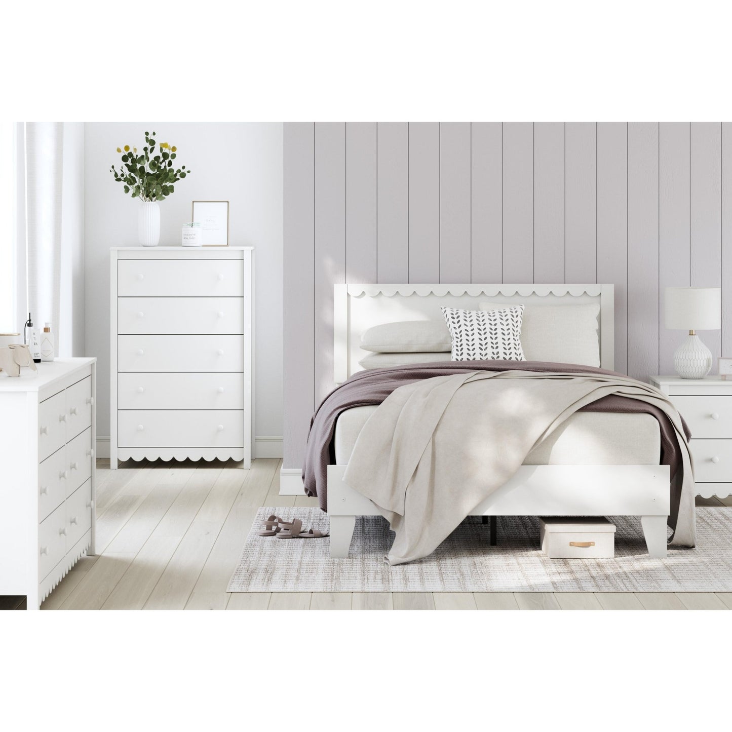 Signature Design by Ashley Hallityn EB1810B2 Full Panel Platform Bed - American Furniture of Slidell