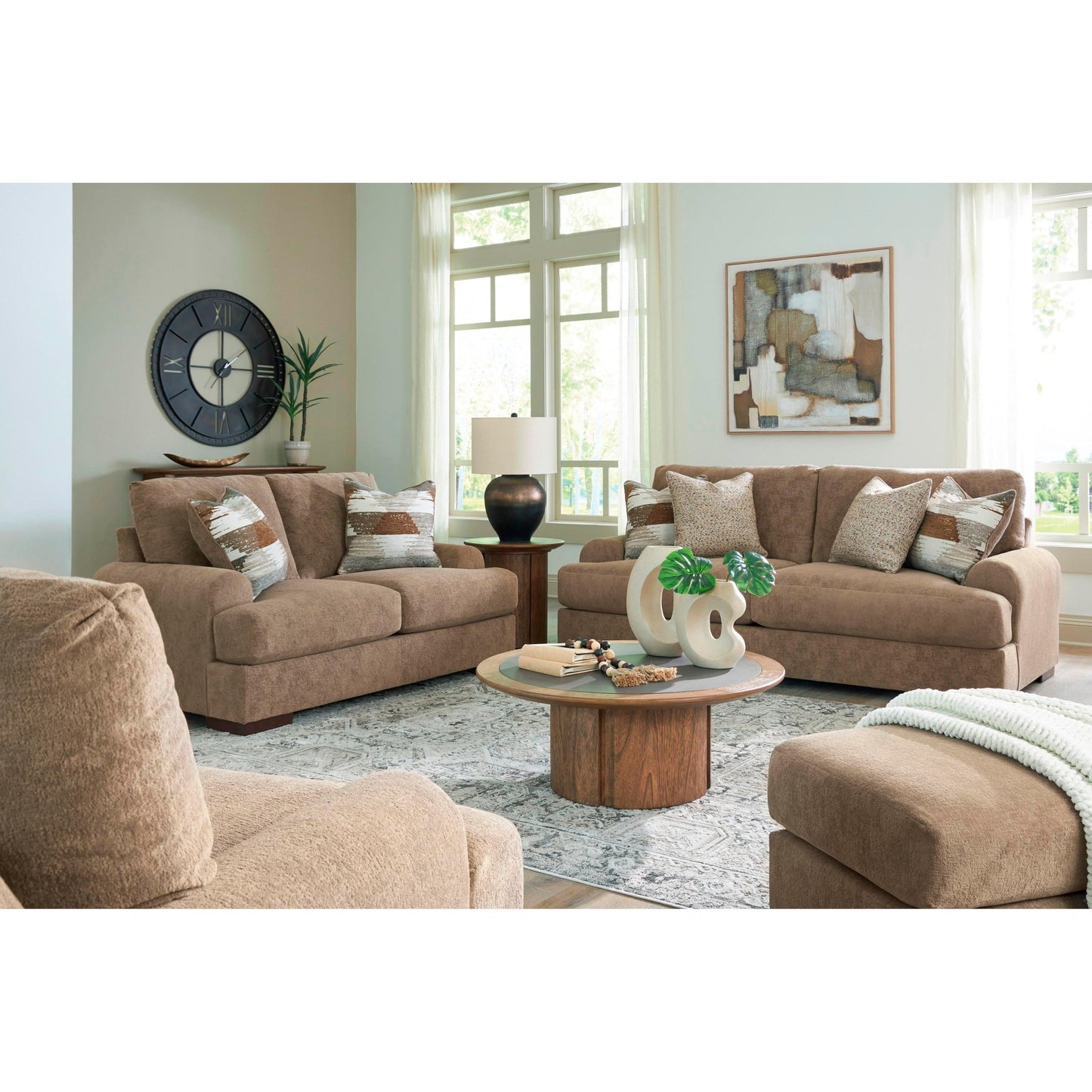Signature Design by Ashley Jayne Park Stationary Fabric Loveseat PC8150535 - American Furniture of Slidell