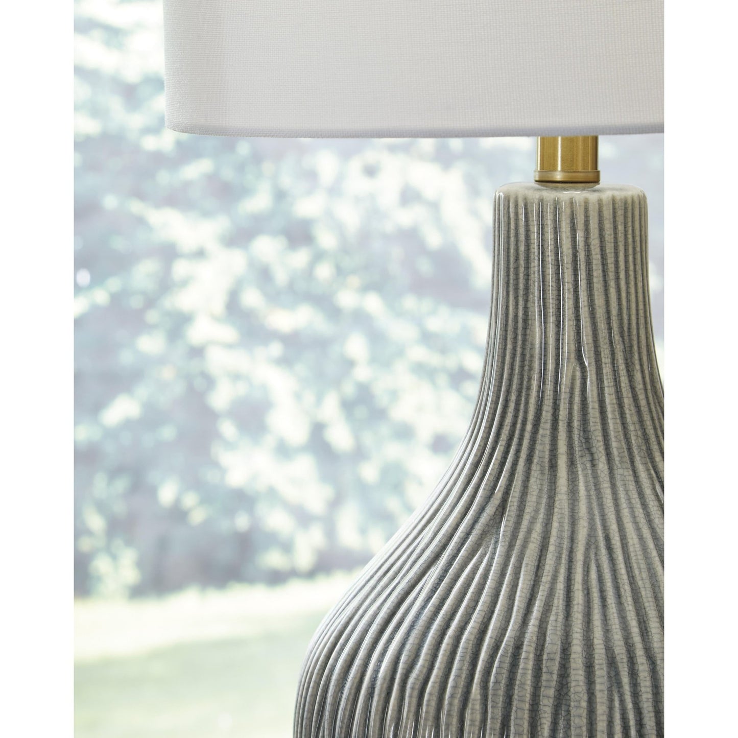 Signature Design by Ashley Judlen L100844 Ceramic Table Lamp - American Furniture of Slidell