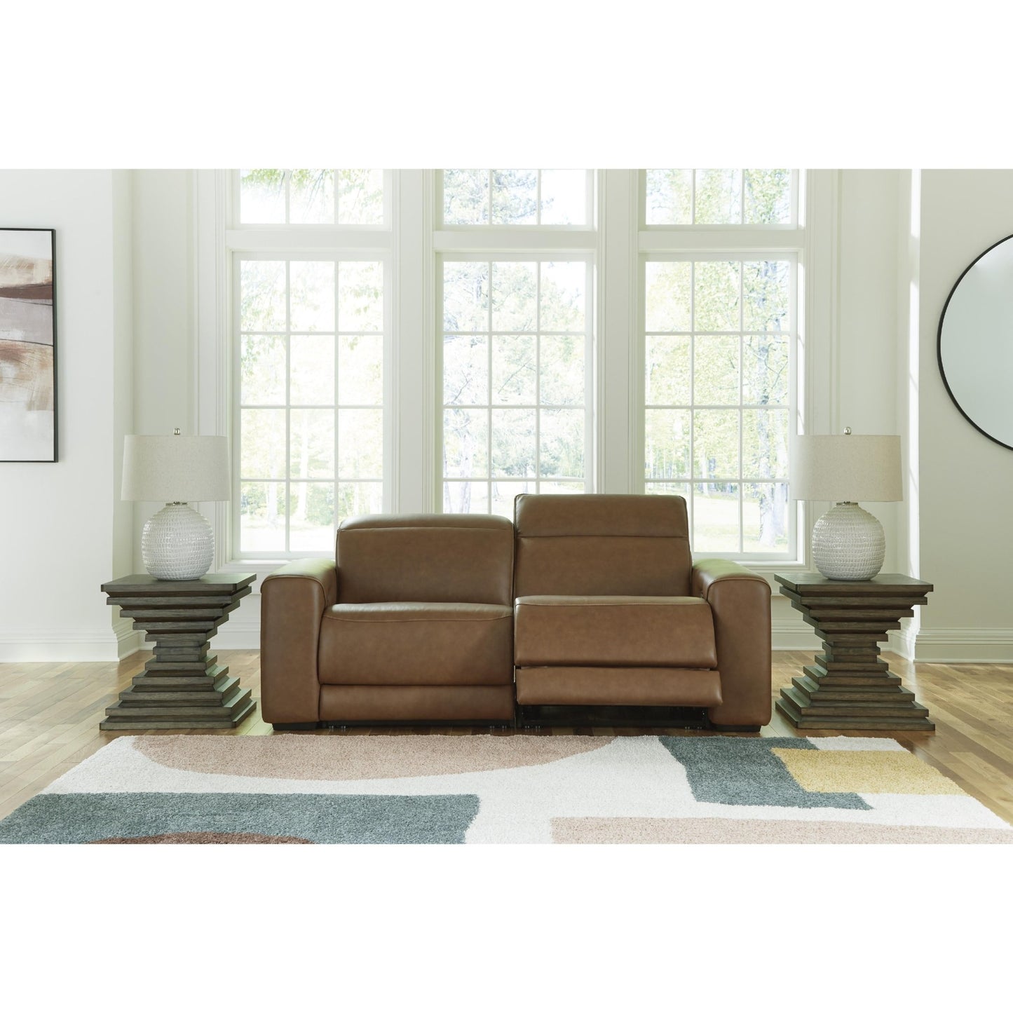 Signature Design by Ashley Magic Man PCU10700S1 2 pc Power Reclining Sectional Loveseat - American Furniture of Slidell