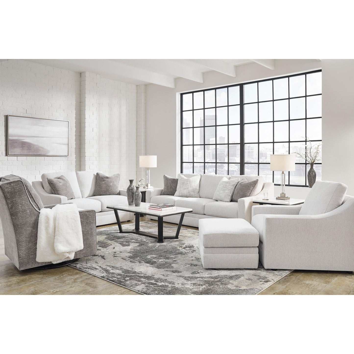 Signature Design by Ashley Maitelynn 4820214 Ottoman - American Furniture of Slidell