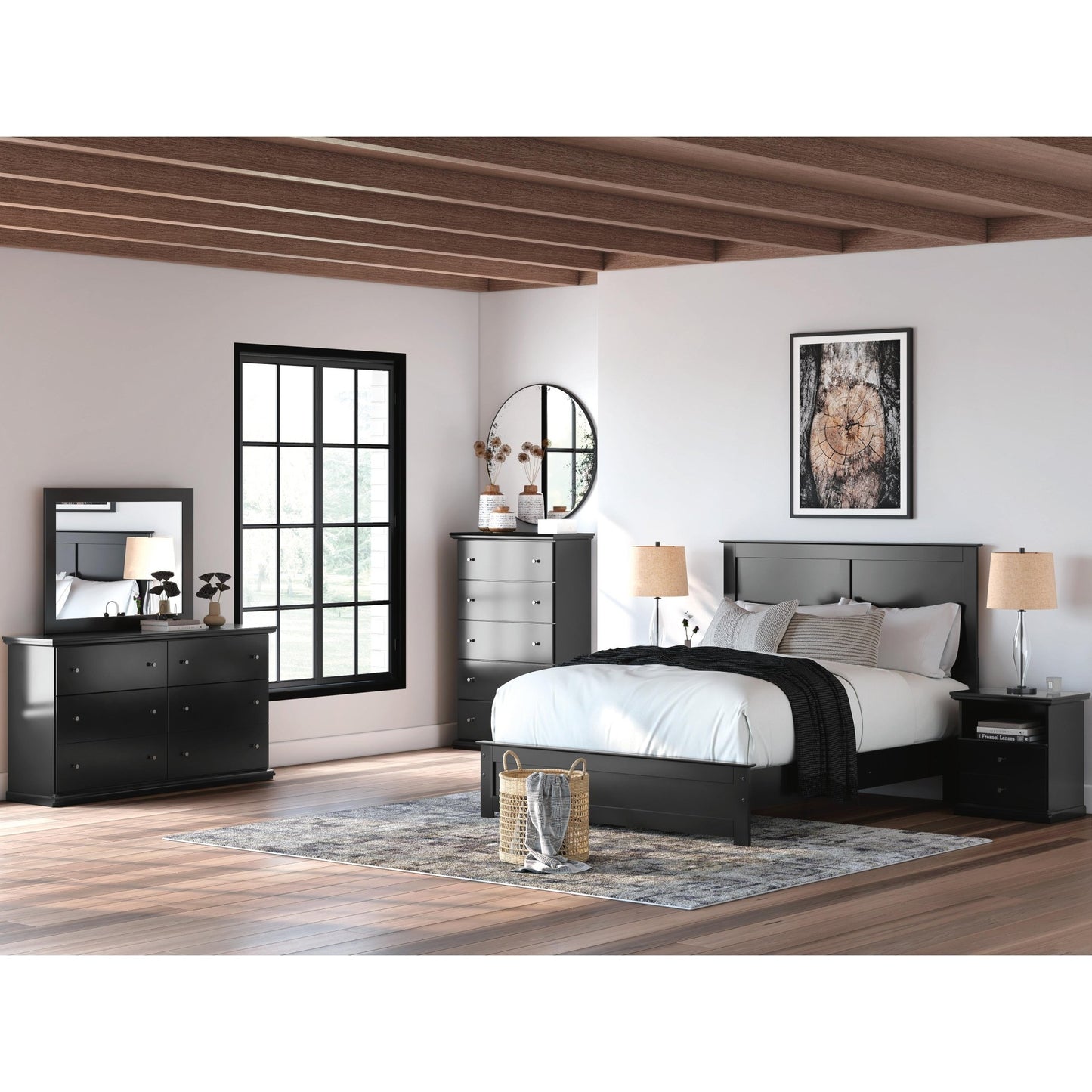 Signature Design by Ashley Maribel B138B53 Queen Panel Bed - American Furniture of Slidell