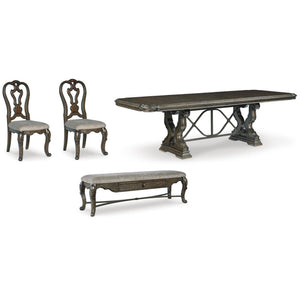 Signature Design by Ashley Maylee D947D12 4 pc Dining Set - American Furniture of Slidell