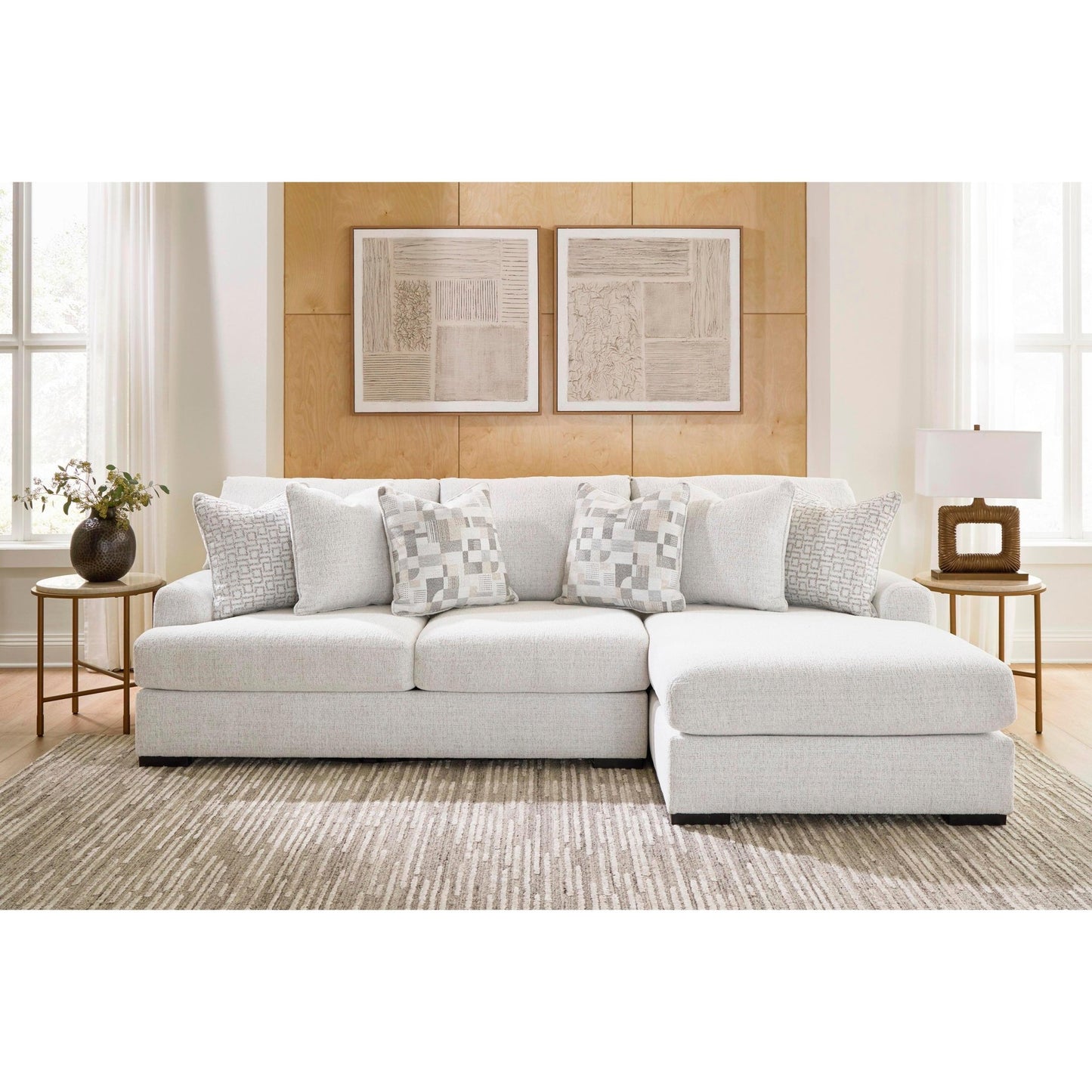 Signature Design by Ashley Misty - Lakes Stationary Fabric Sofa PC6690617/PC6690655 - American Furniture of Slidell