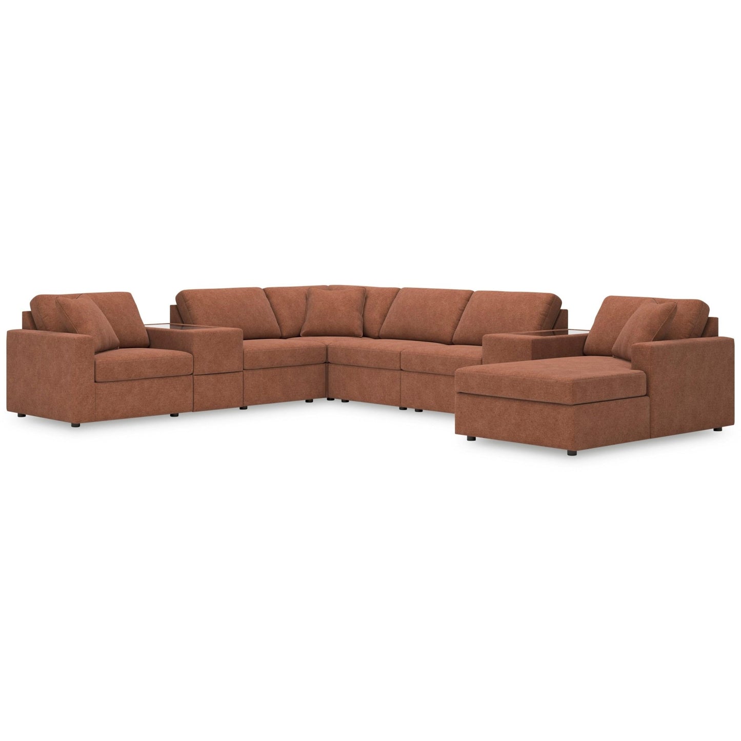 Signature Design by Ashley Modmax 92102S42 8 pc Sectional with Chaise - American Furniture of Slidell