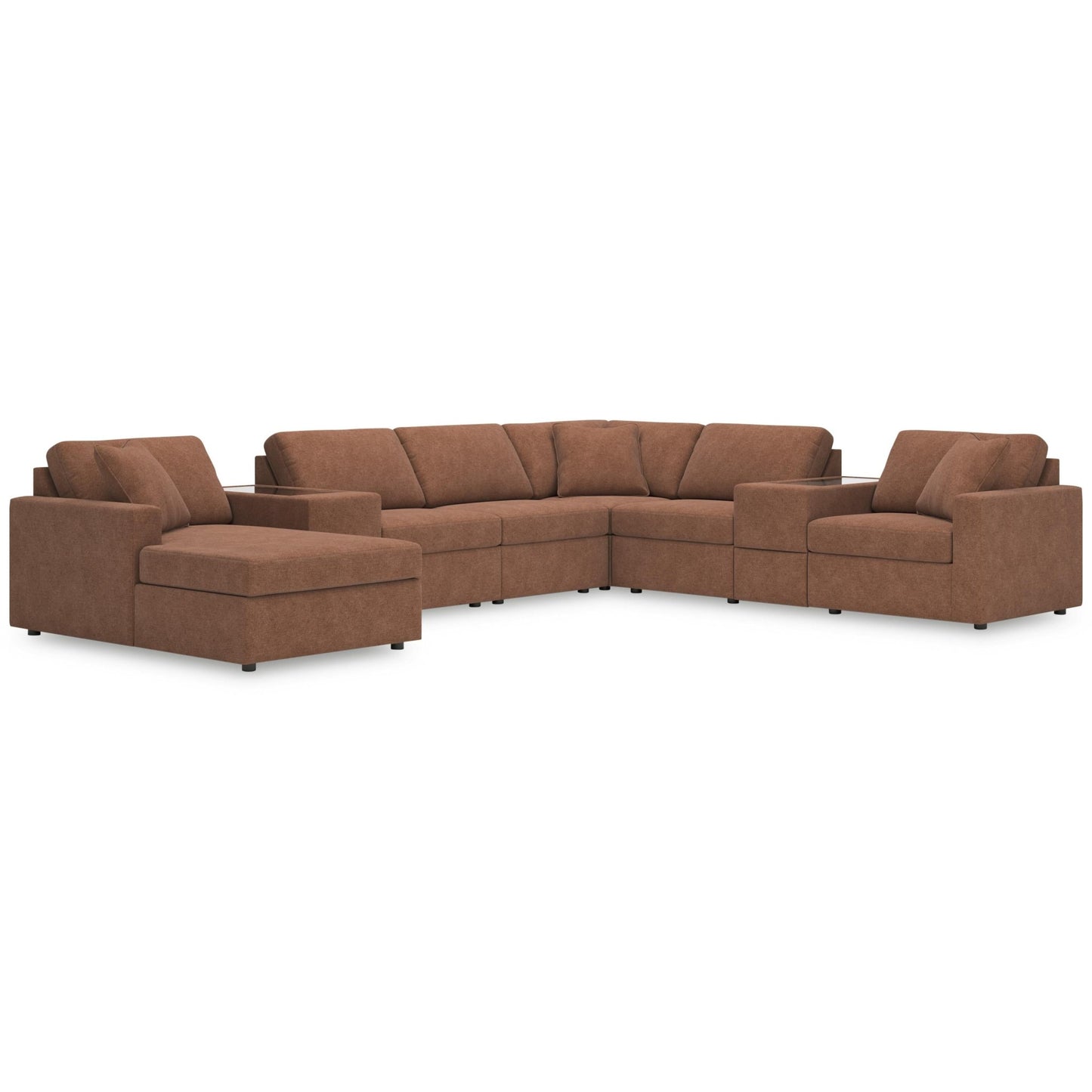 Signature Design by Ashley Modmax 92102S43 8 pc Sectional with Chaise - American Furniture of Slidell