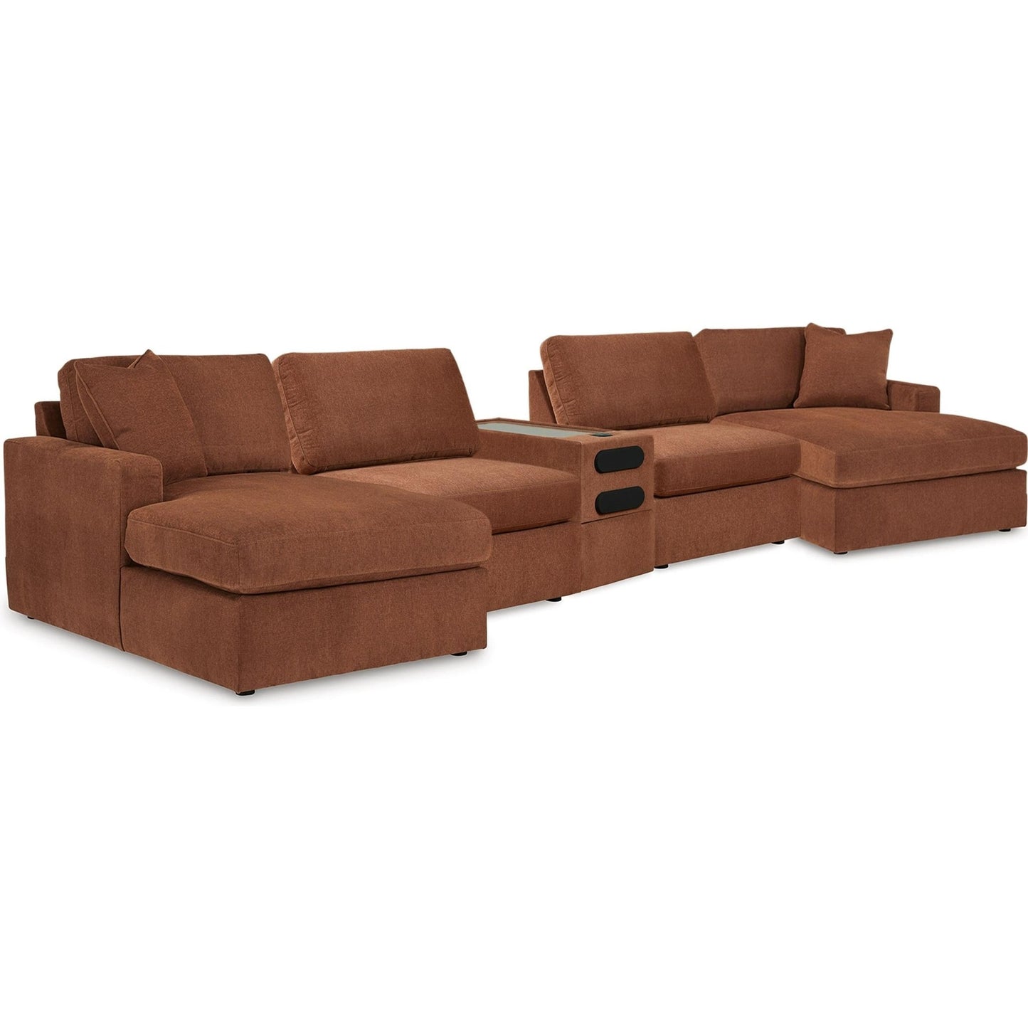 Signature Design by Ashley Modmax 92102S70 5 pc Sectional with Audio Console - American Furniture of Slidell