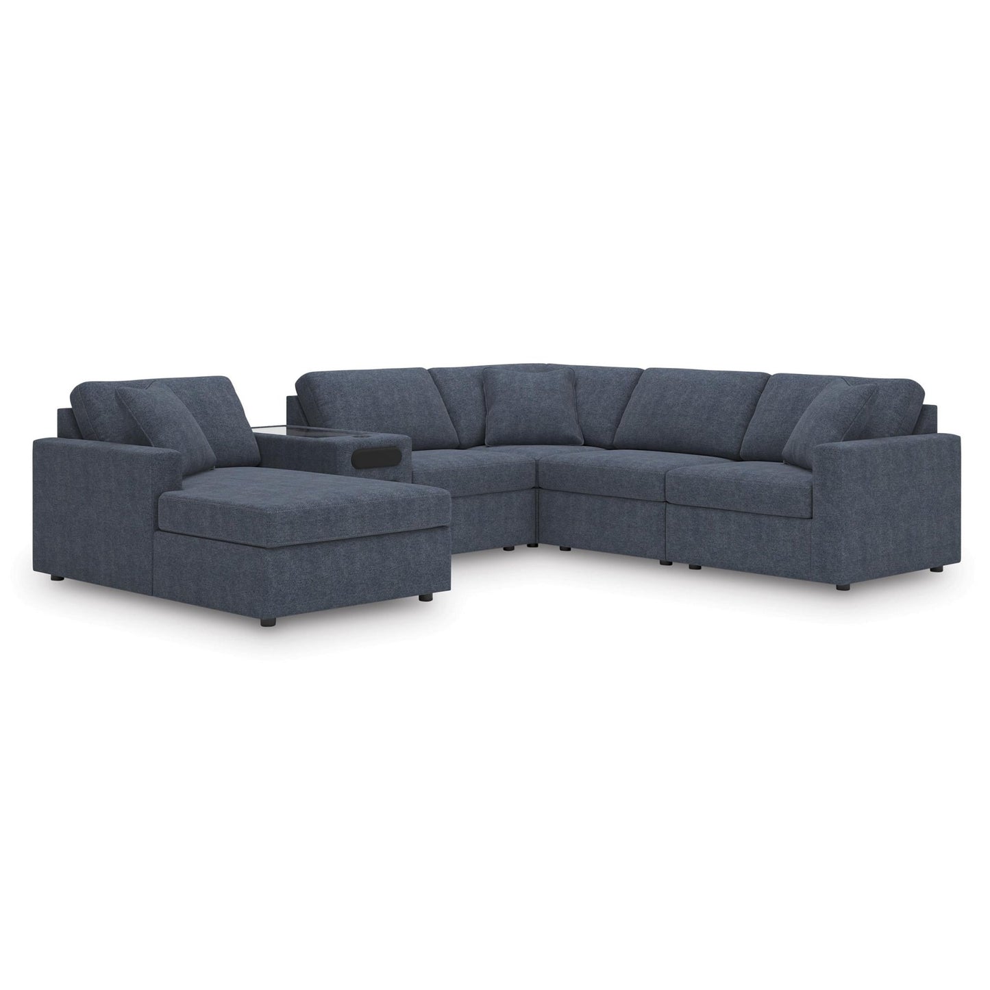 Signature Design by Ashley Modmax 92121S50 6 pc Sectional with Audio System and Chaise - American Furniture of Slidell
