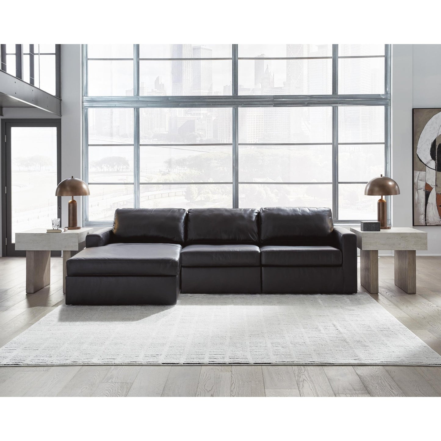 Signature Design by Ashley ModMax II 74305S17 3 pc Sectional Sofa Chaise - American Furniture of Slidell