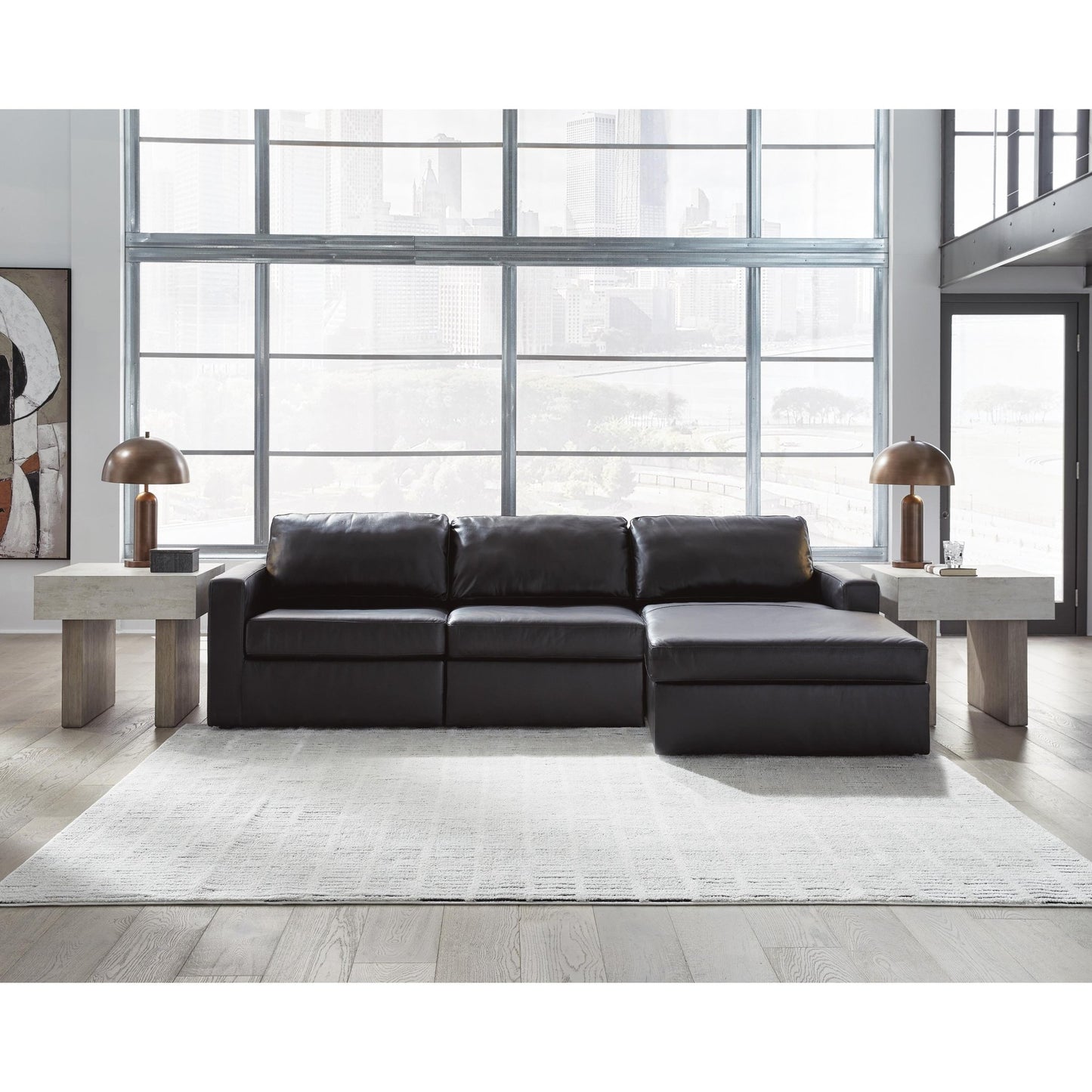 Signature Design by Ashley ModMax II 74305S18 3 pc Sectional Sofa Chaise - American Furniture of Slidell