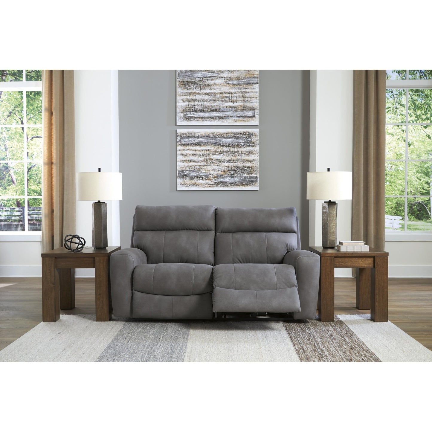 Signature Design by Ashley Next - Gen DuraPella 61003S1 2 pc Power Reclining Sectional Loveseat - American Furniture of Slidell