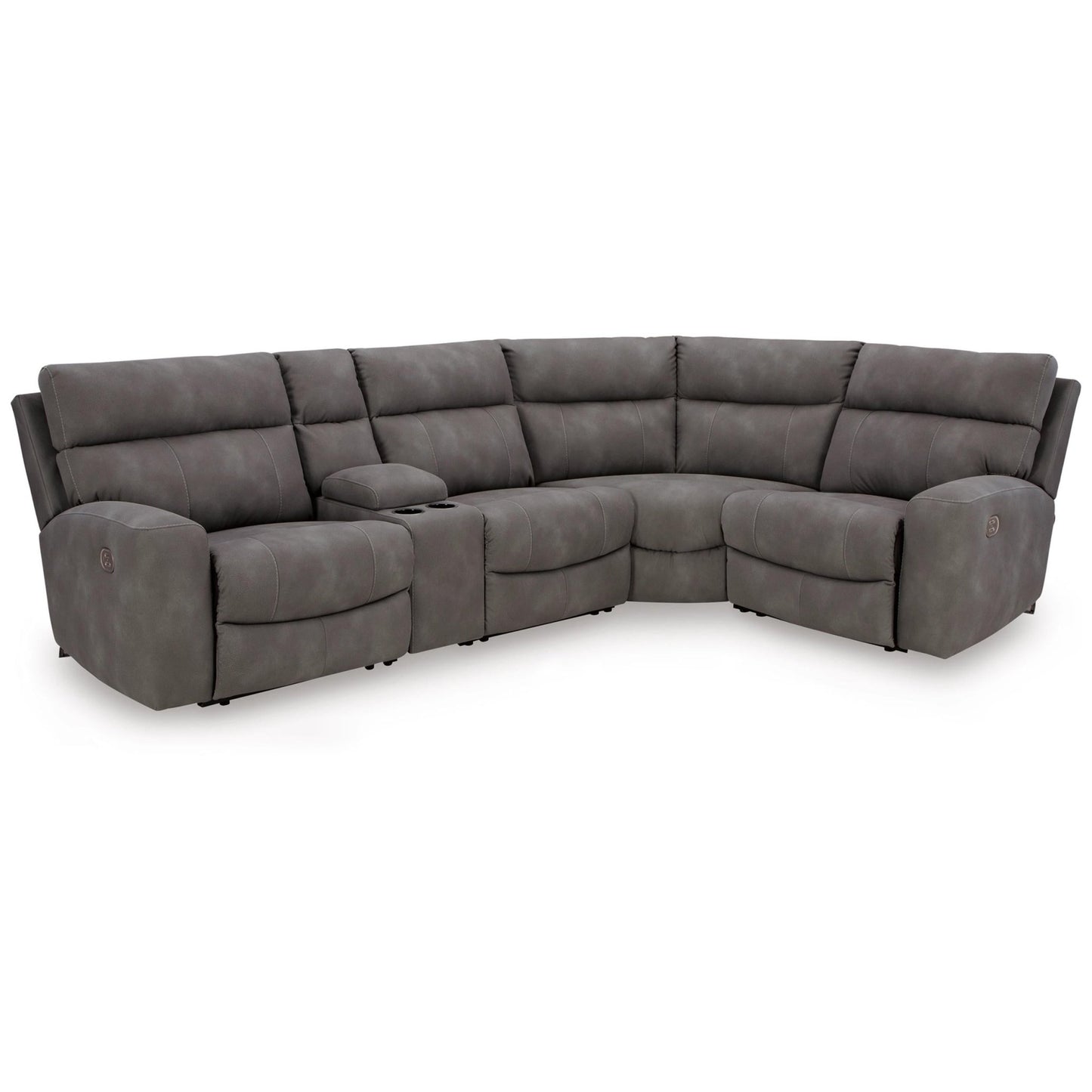 Signature Design by Ashley Next - Gen DuraPella 61003S5 5 pc Power Reclining Sectional - American Furniture of Slidell