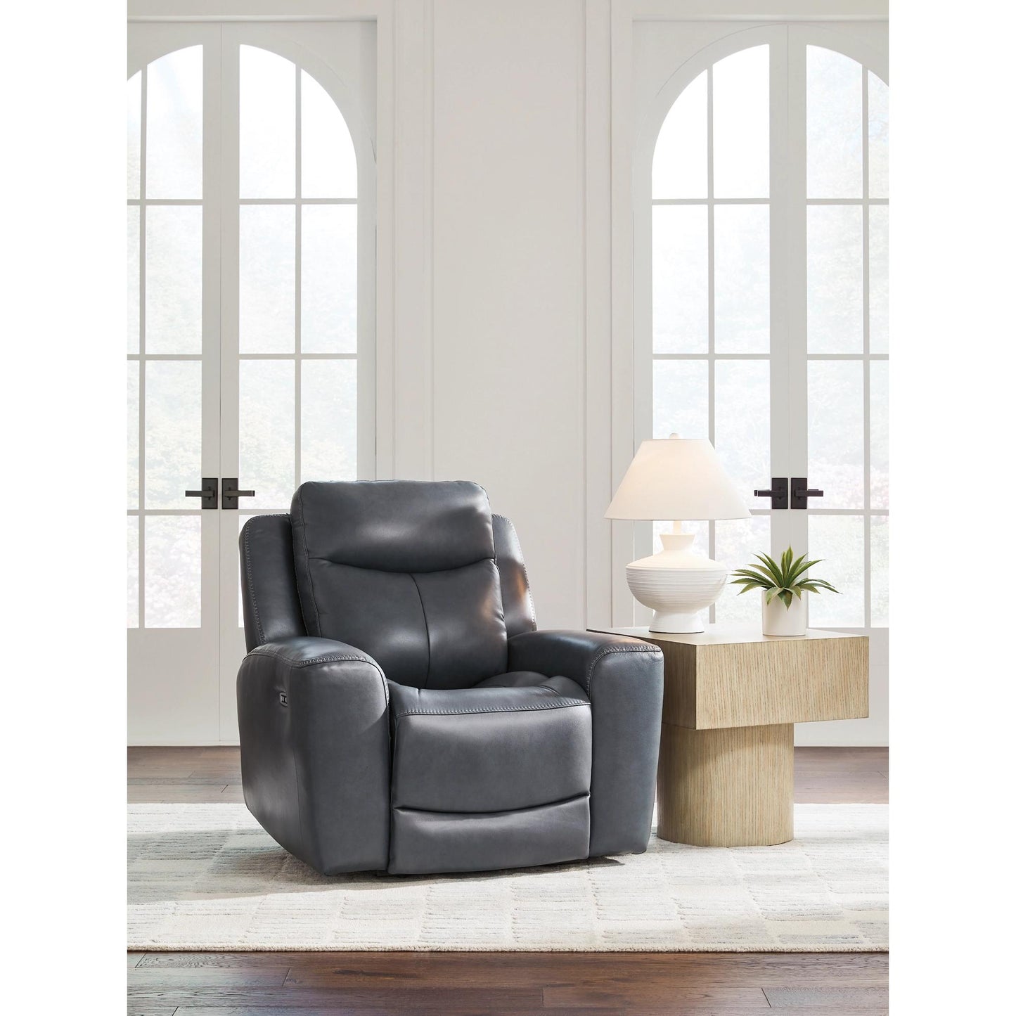 Signature Design by Ashley Next Move Power Leather Match Recliner PCU1210013 - American Furniture of Slidell