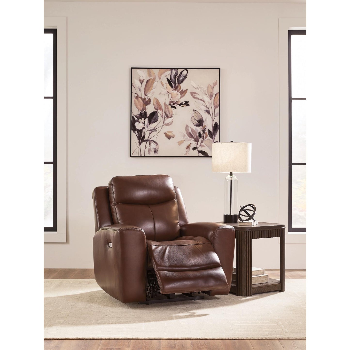Signature Design by Ashley Next Move Power Leather Match Recliner PCU1210213 - American Furniture of Slidell