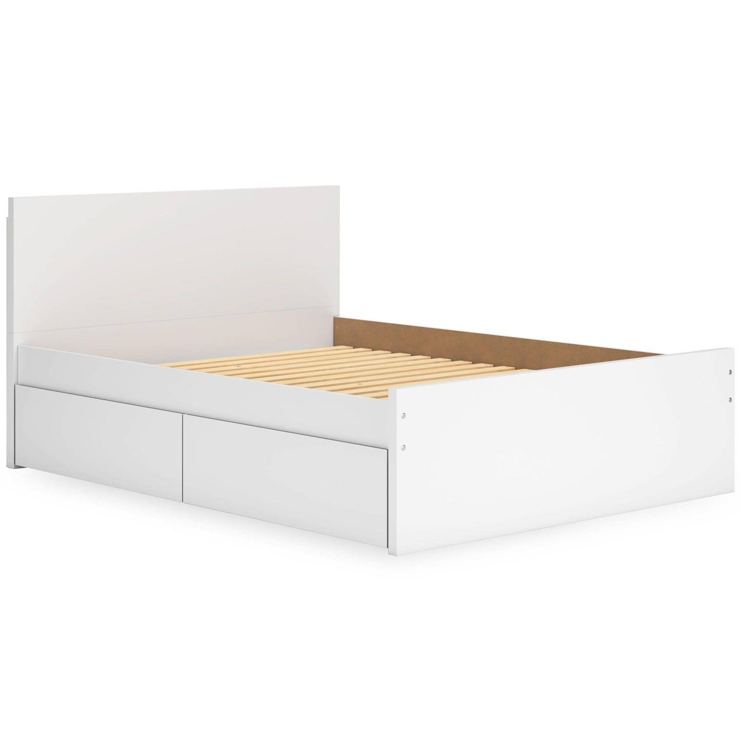 Signature Design by Ashley Onita EB9630B12 Queen Panel Platform Bed with 1 Side Storage - American Furniture of Slidell