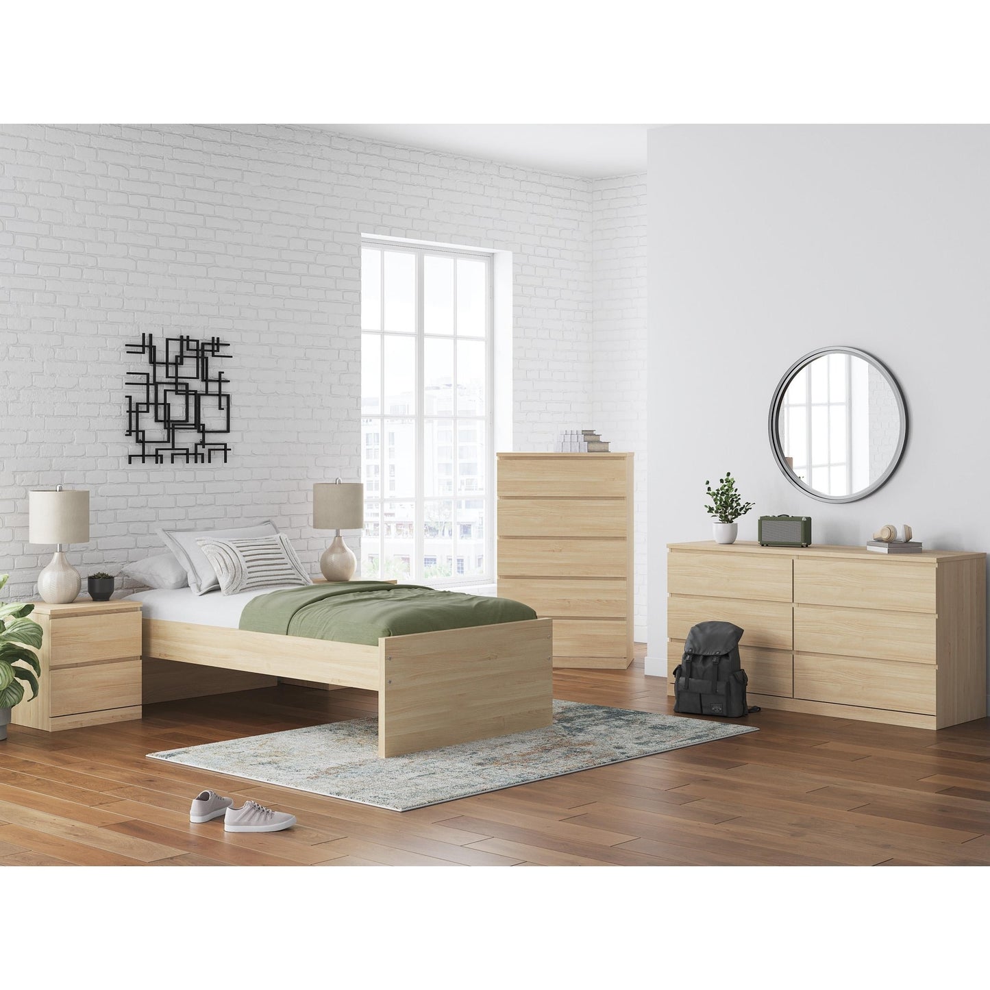 Signature Design by Ashley Onita EB9632B1 Twin Platform Bed - American Furniture of Slidell