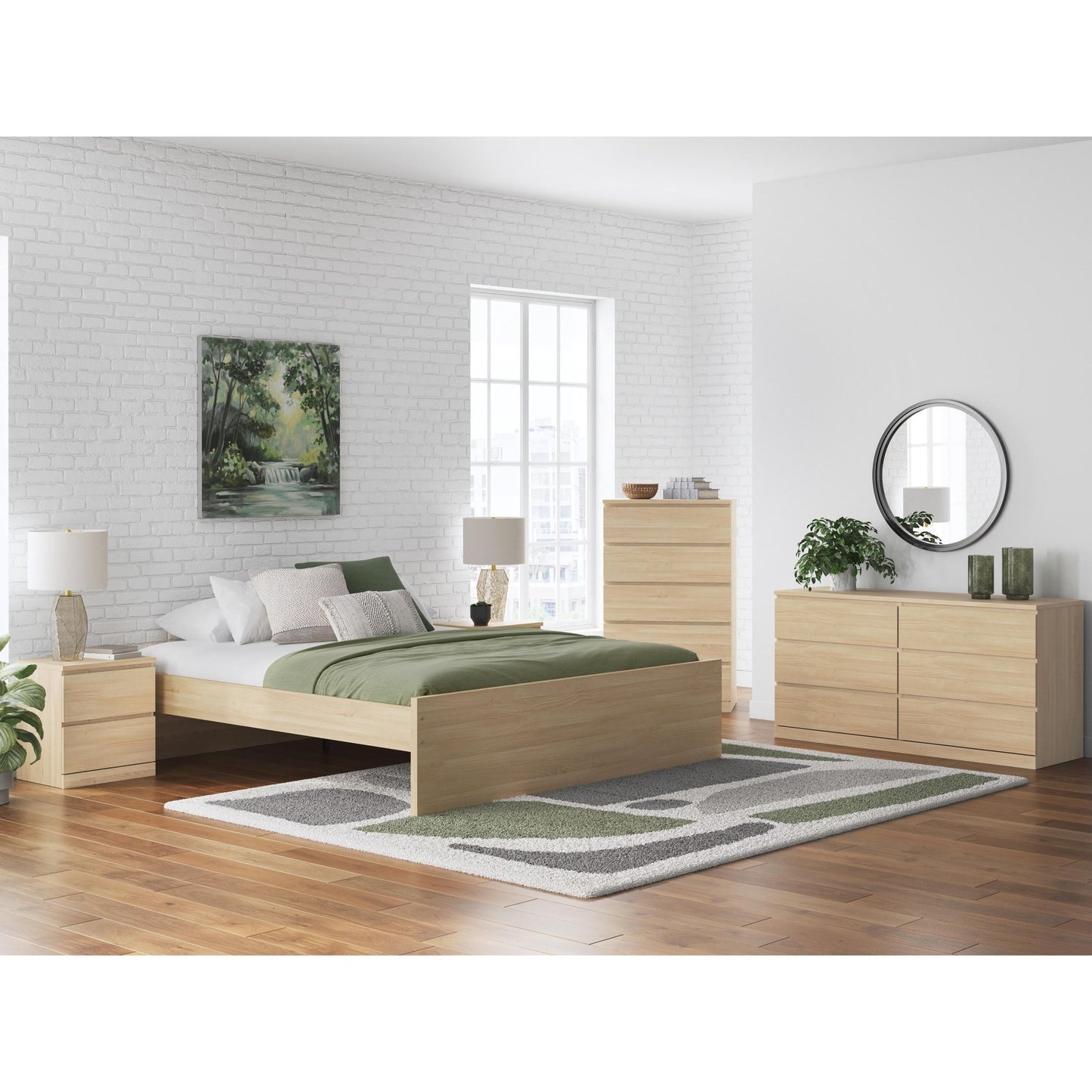 Signature Design by Ashley Onita EB9632B19 King Platform Bed - American Furniture of Slidell
