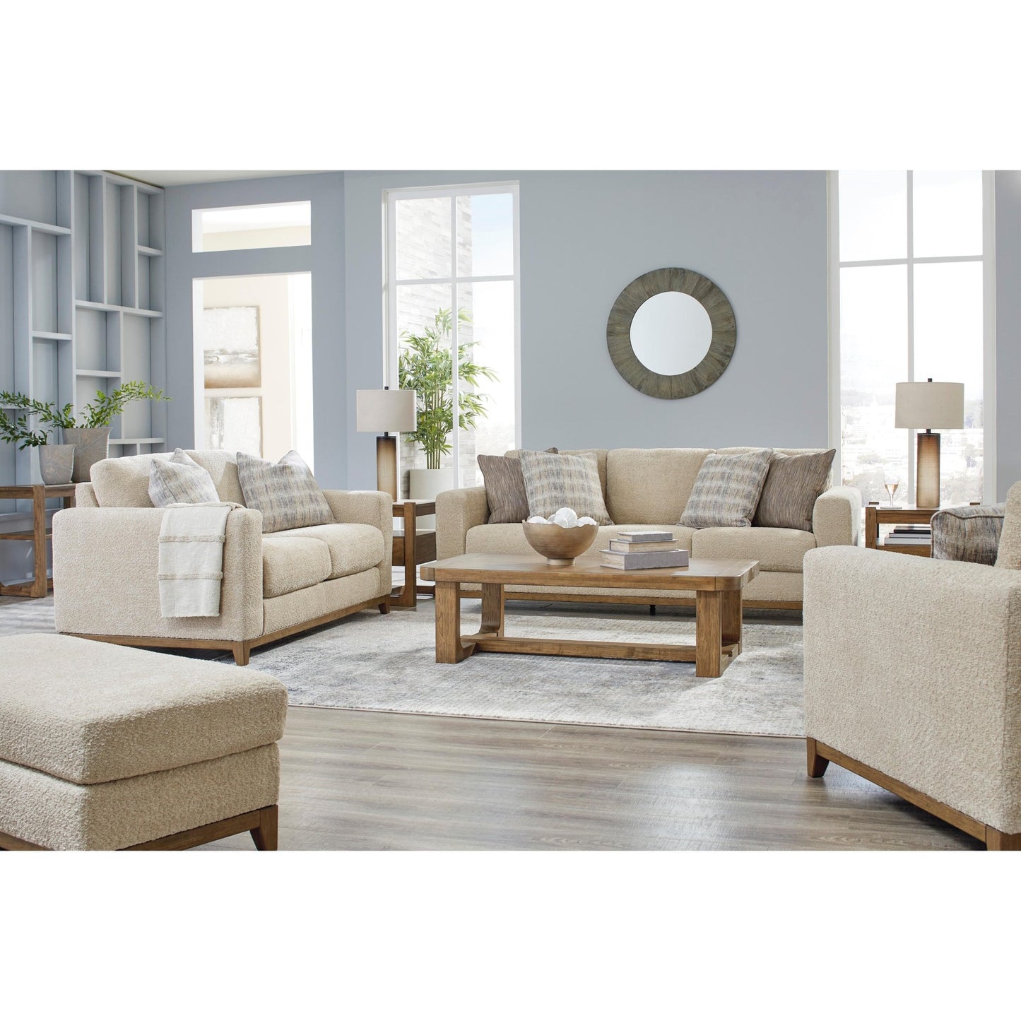 Signature Design by Ashley Parklynn 4890214 Ottoman - American Furniture of Slidell