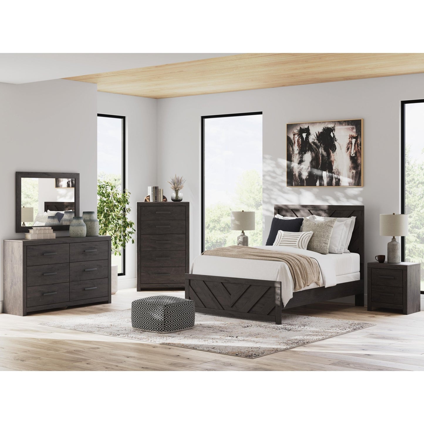 Signature Design by Ashley Prendonea Dresser Mirror B3789 - 36 - American Furniture of Slidell