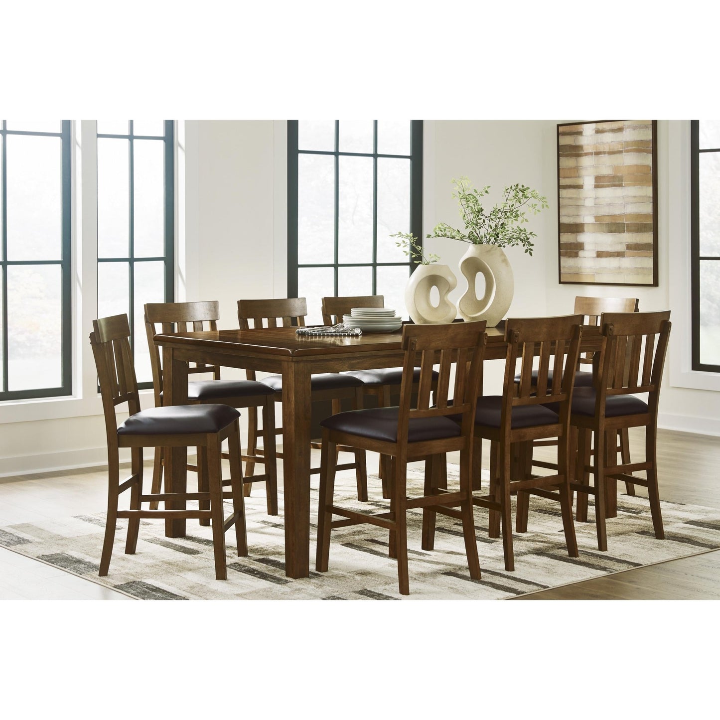 Signature Design by Ashley Ralene D594 - 32 Dining Room Counter Butterfly Extension Table - American Furniture of Slidell
