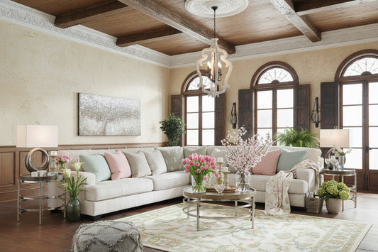 Signature Design by Ashley Rawcliffe Fabric 3 pc Sectional 1960466/1960477/1960467