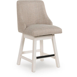 Signature Design by Ashley Robbinsdale D642 - 324 Upholstered Swivel Barstool - American Furniture of Slidell