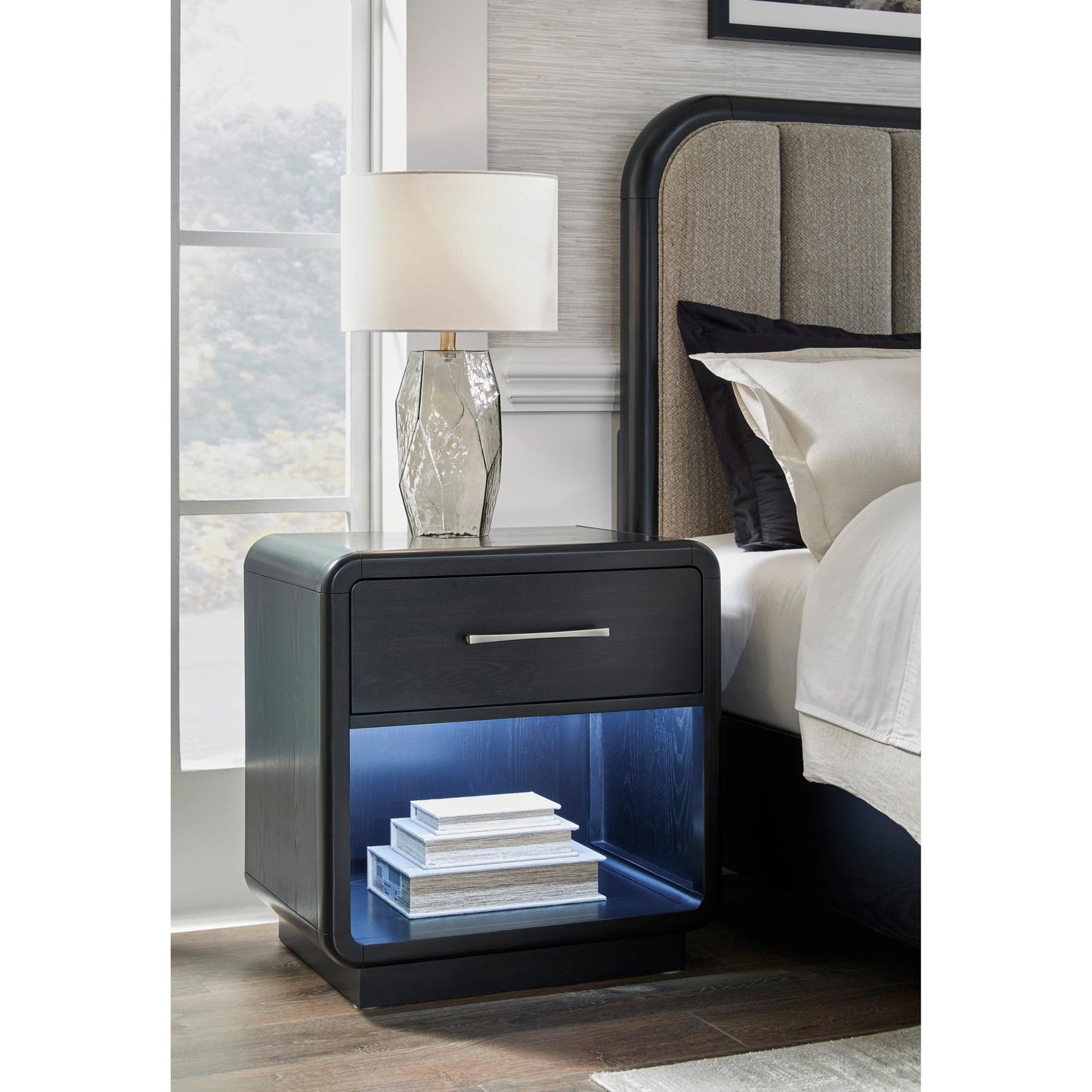 Signature Design by Ashley Rowanbeck B821 7 pc California King Panel Bedroom Set - American Furniture of Slidell