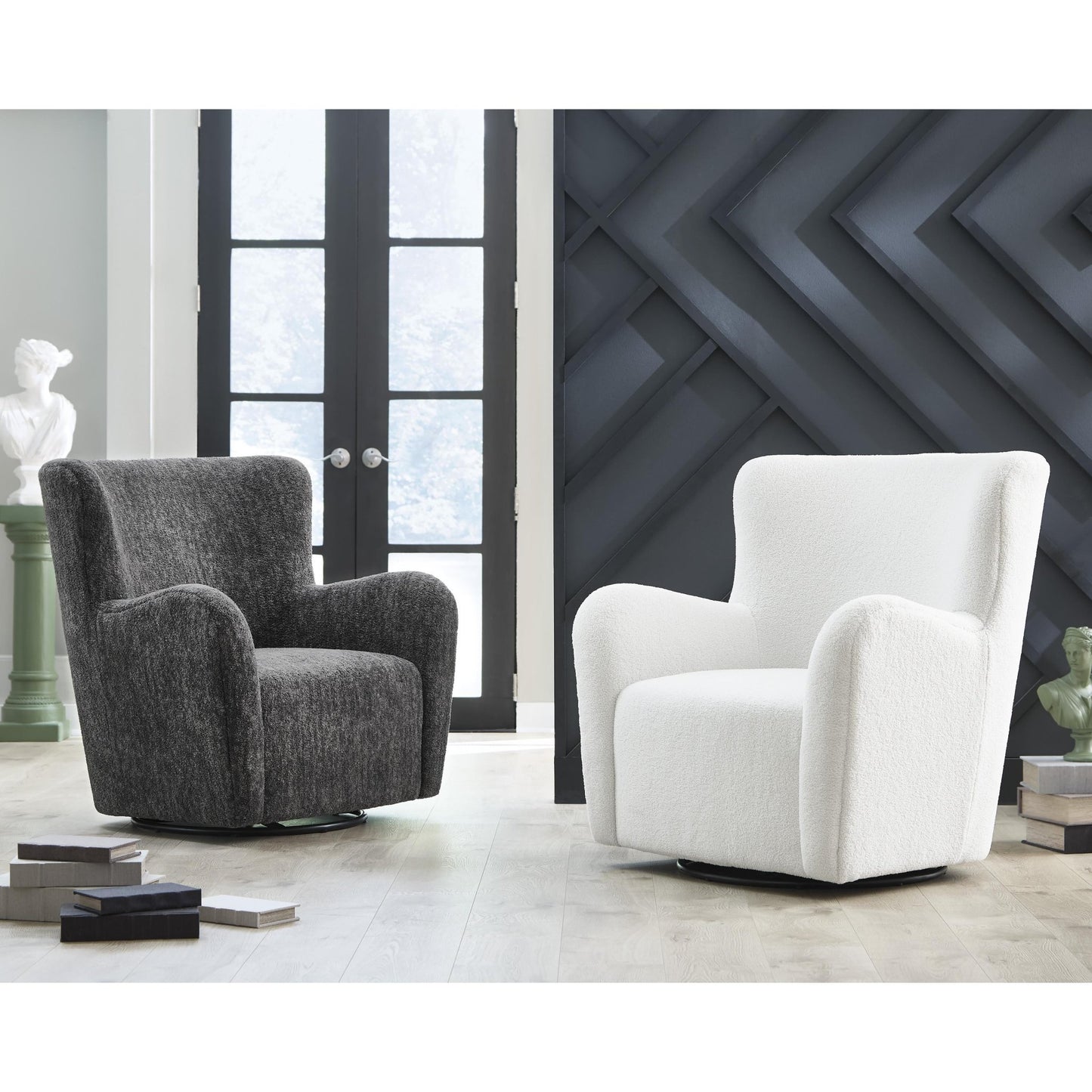 Signature Design by Ashley Rowenburg Swivel Glider Accent Chair A3000796 - American Furniture of Slidell