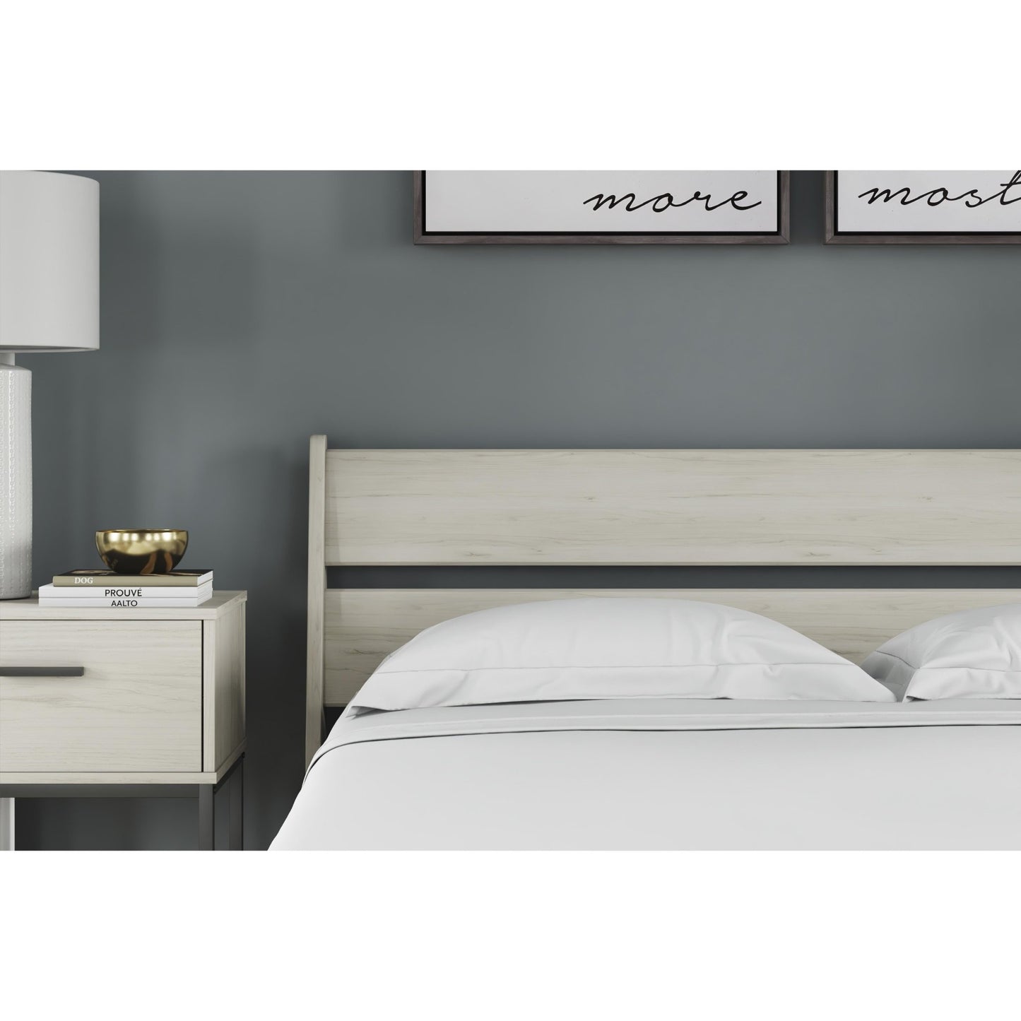 Signature Design by Ashley Socalle EB1864 - 157 Queen Panel Headboard - American Furniture of Slidell