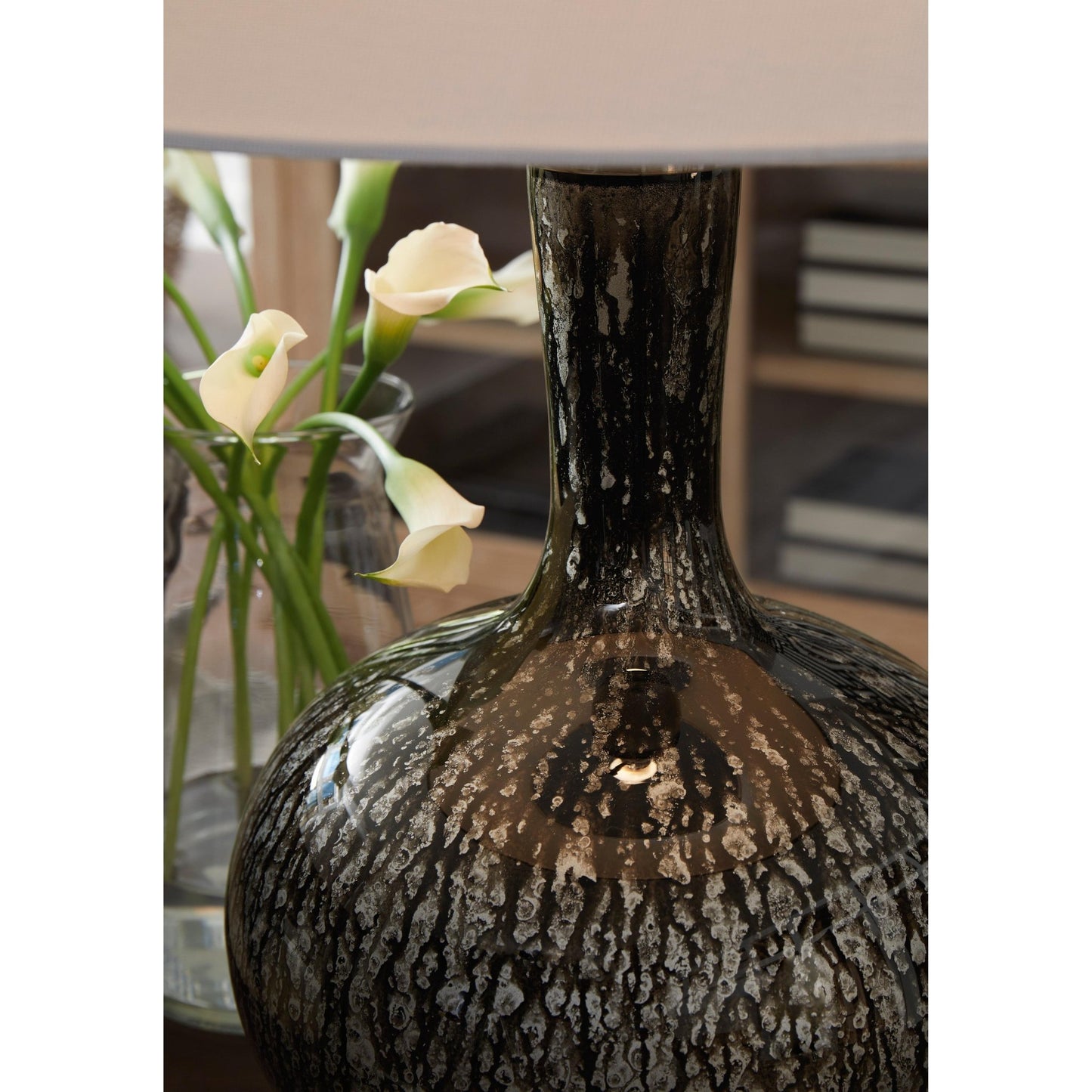 Signature Design by Ashley Tenslow L430844 Glass Table Lamp - American Furniture of Slidell