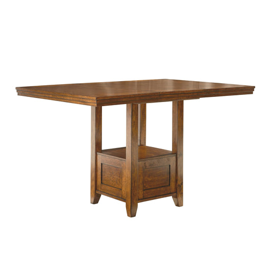 Signature Design by Ashley Ralene Counter Height Dining Table with Pedestal Base D594-42
