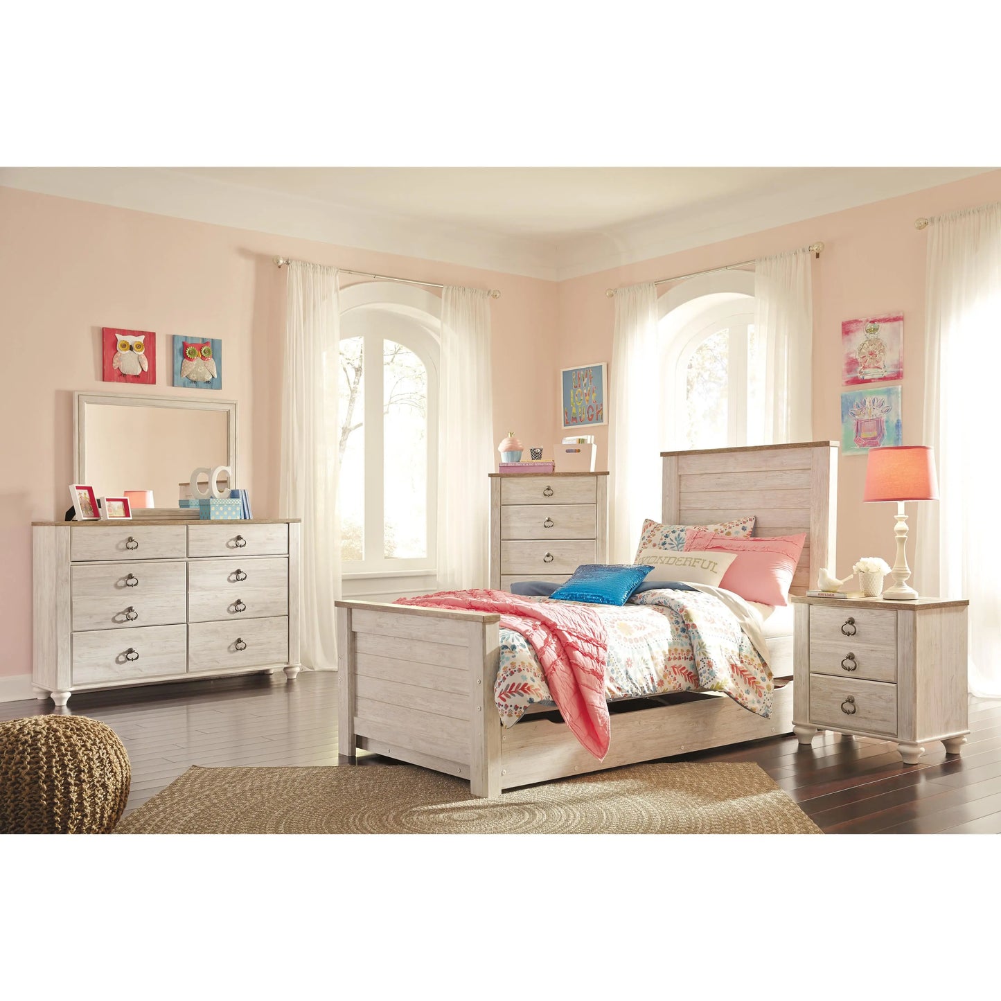 Signature Design by Ashley Willowton 2-Drawer Nightstand B267-92
