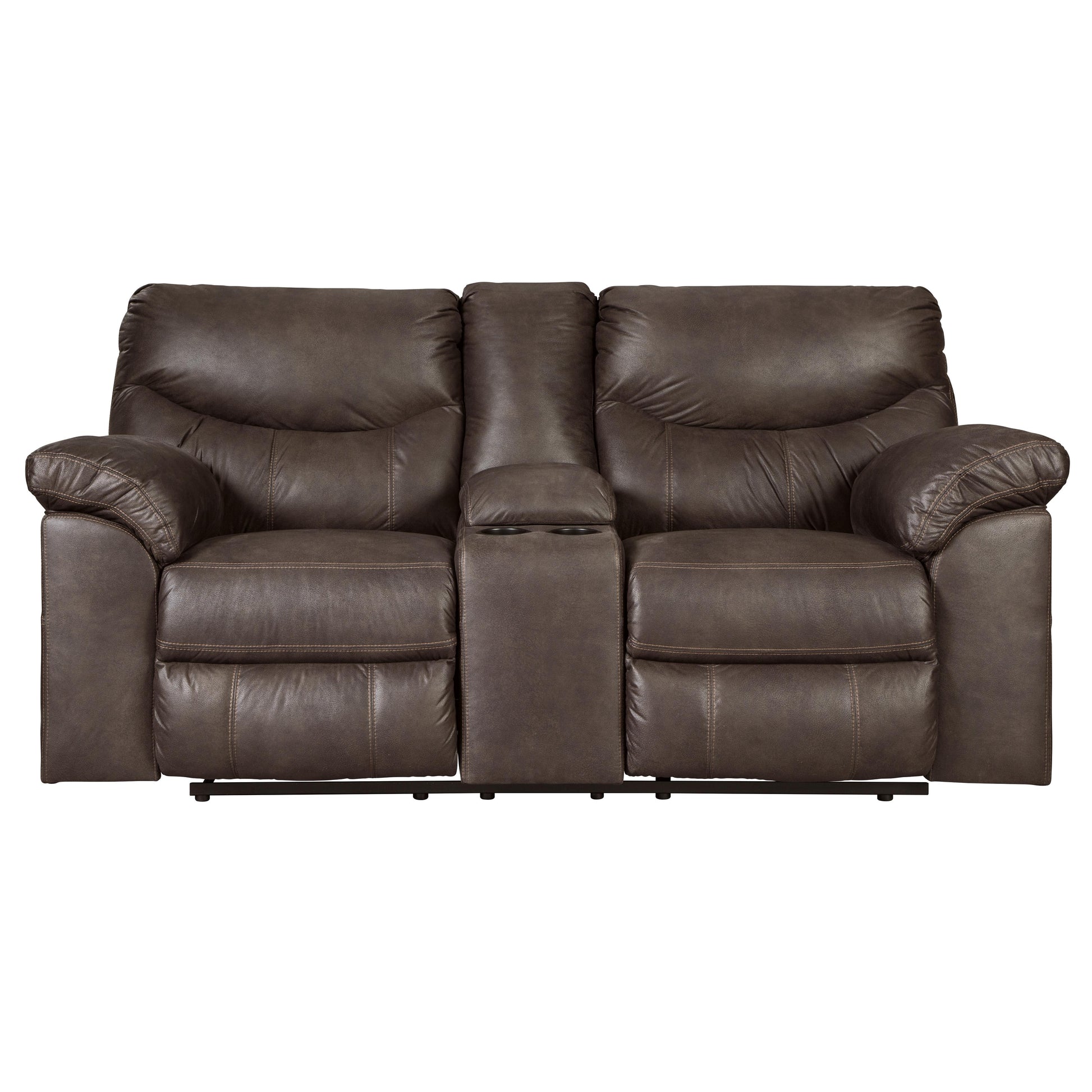 Signature Design by Ashley Boxberg Reclining Leather Look Loveseat 3380394