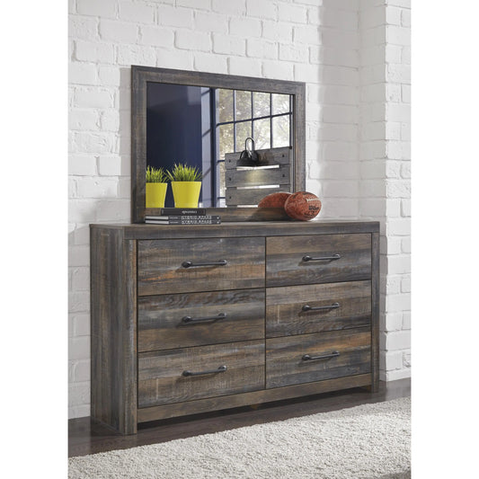 Signature Design by Ashley Drystan 6-Drawer Dresser with Mirror B211-31/B211-36